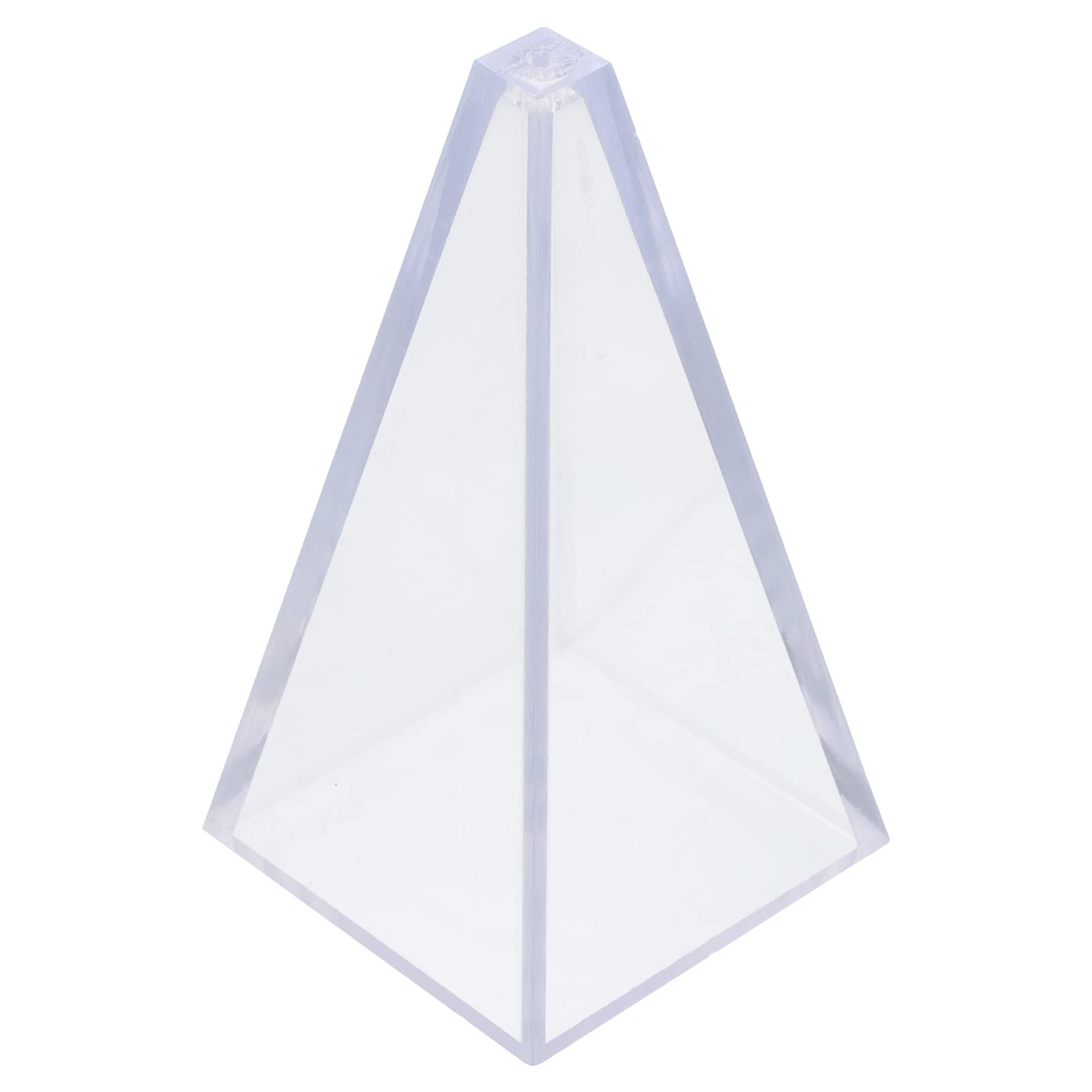 Healifty 11.2x6cm Pyramid Candle Molds - Geometric Plastic Resin Molds for DIY Pillar Candles, Soap Making, Beeswax & Epoxy Resin Casting - Perfect for Home Decor, Wedding Centerpieces & Aromatherapy Gifts