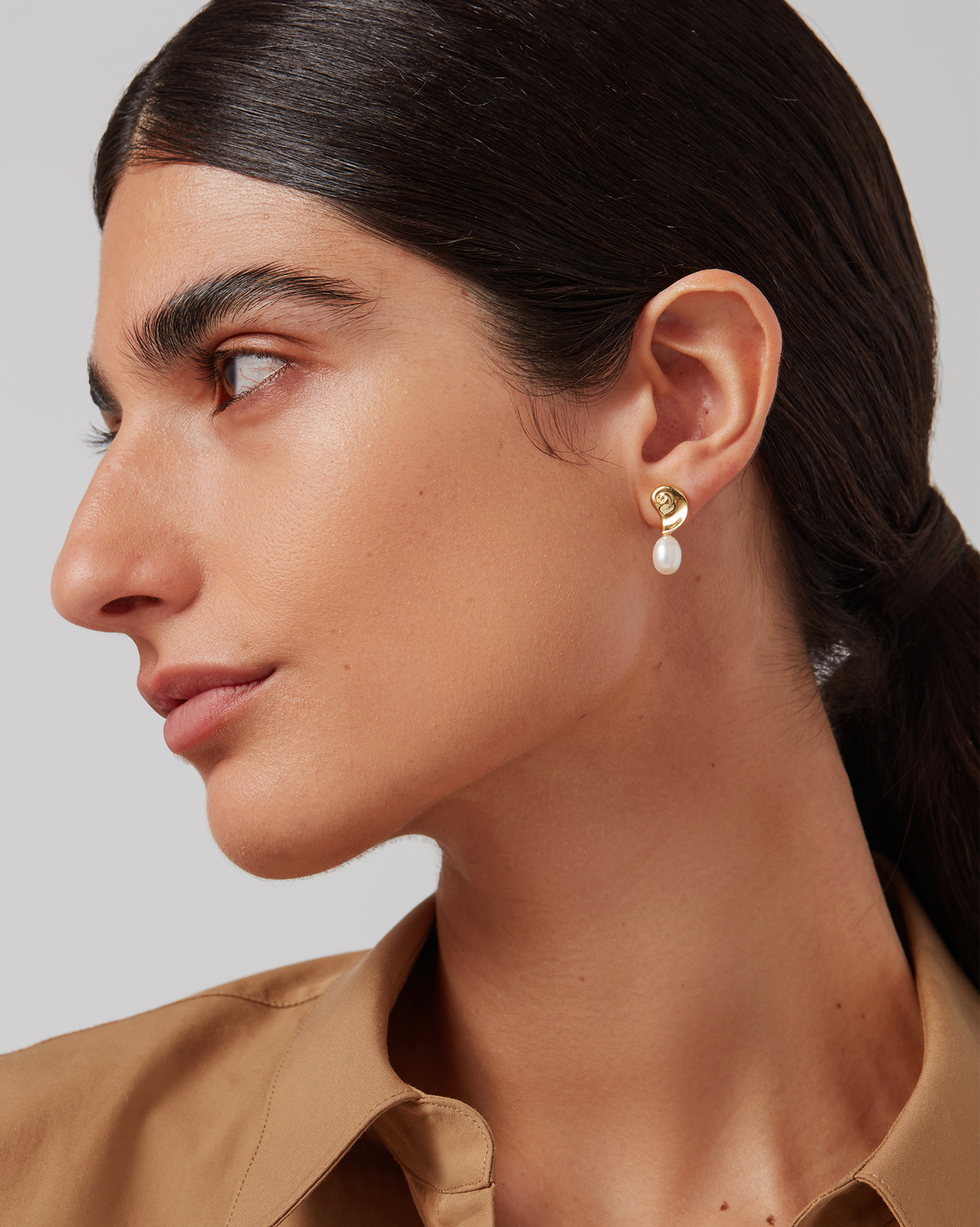 Lucille Earrings for Women - Elegant Gold Hoop Earrings for Everyday Wear | Perfect for Parties, Work & Date Nights