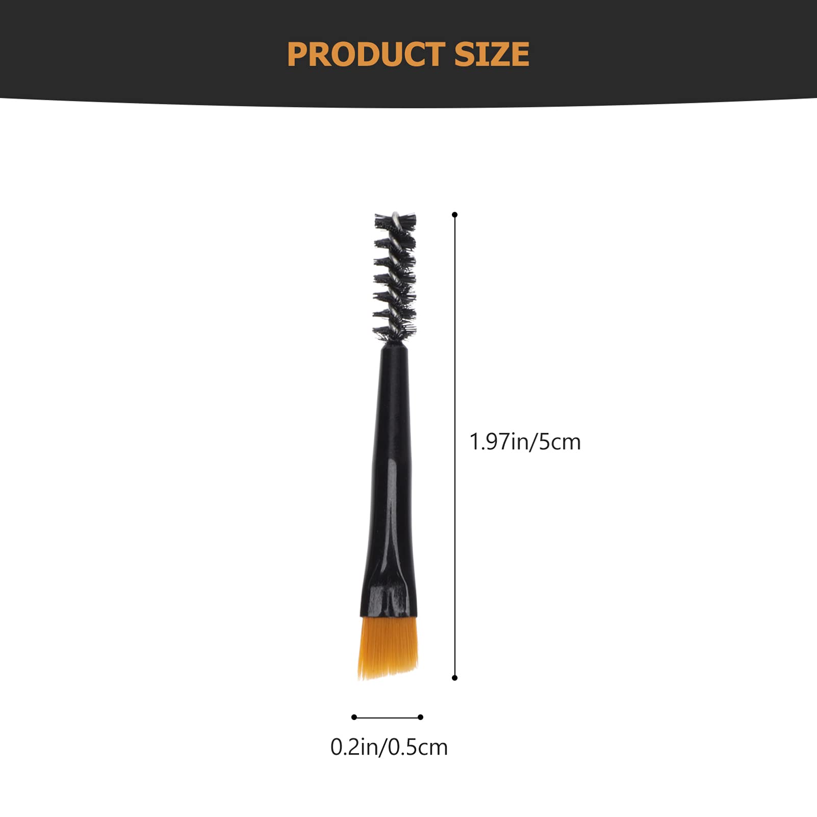 6-Piece Eyebrow Brush & Eyelash Comb Set - Professional Eyebrow Trimming, Shaping & Makeup Tools for Perfect Brows & Lashes - Ideal for Home Use, Salon Professionals & Travel Beauty Kits