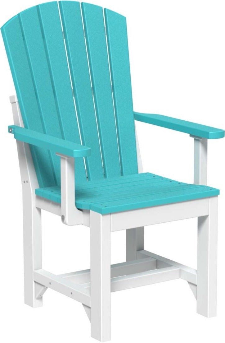 Premium Adirondack Arm Chair - Outdoor Dining Height, Weather-Resistant & Comfortable - Perfect for Patio, Deck, Garden, and Backyard Relaxation