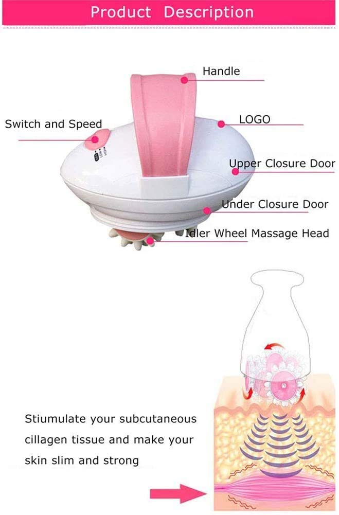 3D Roller Body Shaping Massager - Vibrating & Shiatsu Deep Tissue Massage for Slimming, Gua Sha, and Blood Circulation | Perfect for Home Spa, Post-Workout Recovery, and Skin Care Routine