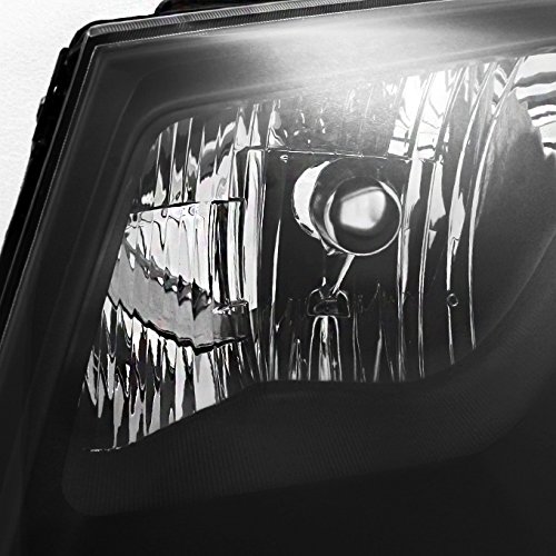 AKKON Replacement Headlights for Dodge Grand Caravan - Black LED Headlamp Assembly Pair (Driver & Passenger Side) | Durable Auto Lighting Upgrade for Night Driving & Off-Road Adventures