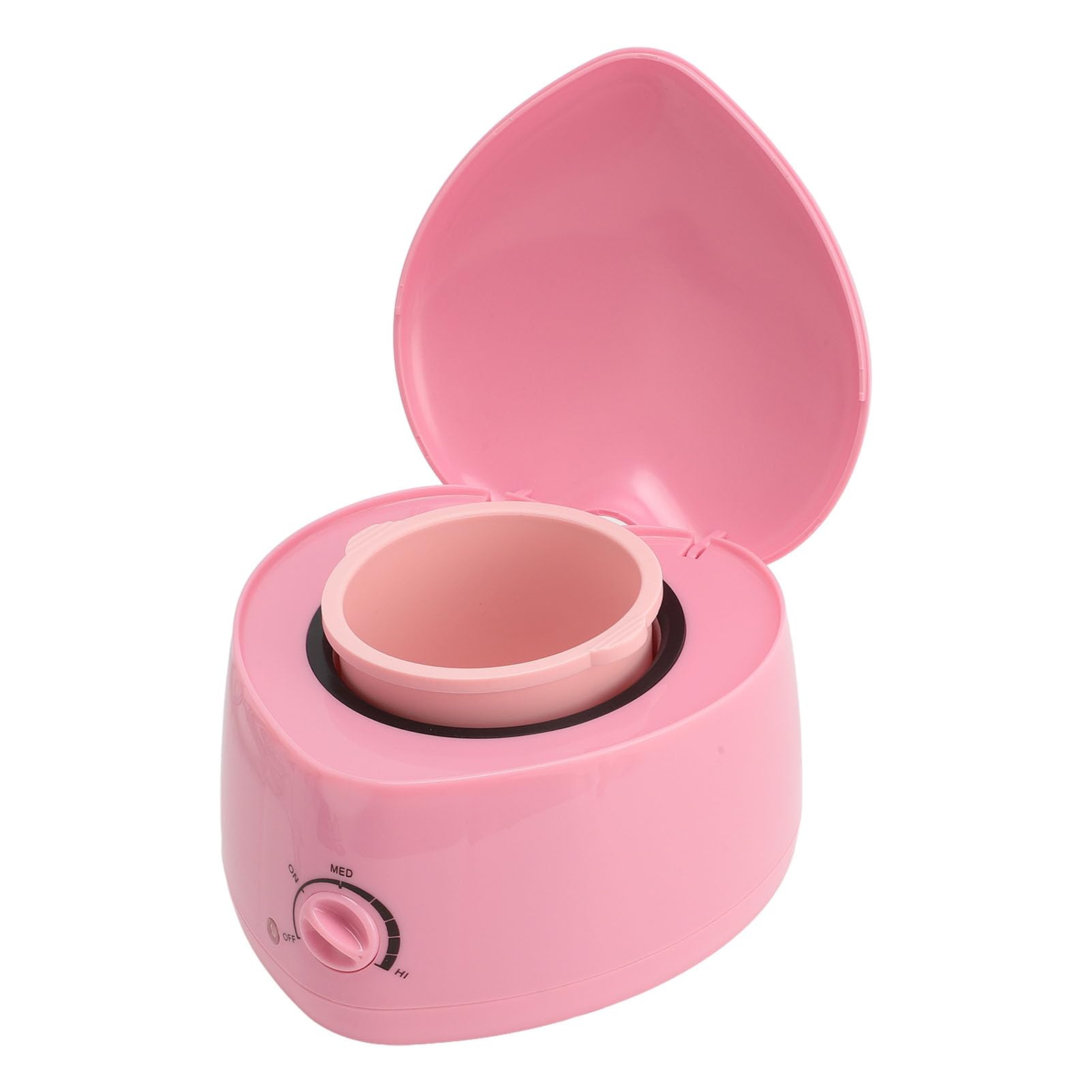 Mini Wax Warmer for Hair Removal - Silicone Bowl with Quick Melting Waxing Pot Heater - Perfect for Home Use & Salon Waxing - Ideal for Legs, Arms, Bikini & Facial Hair Removal