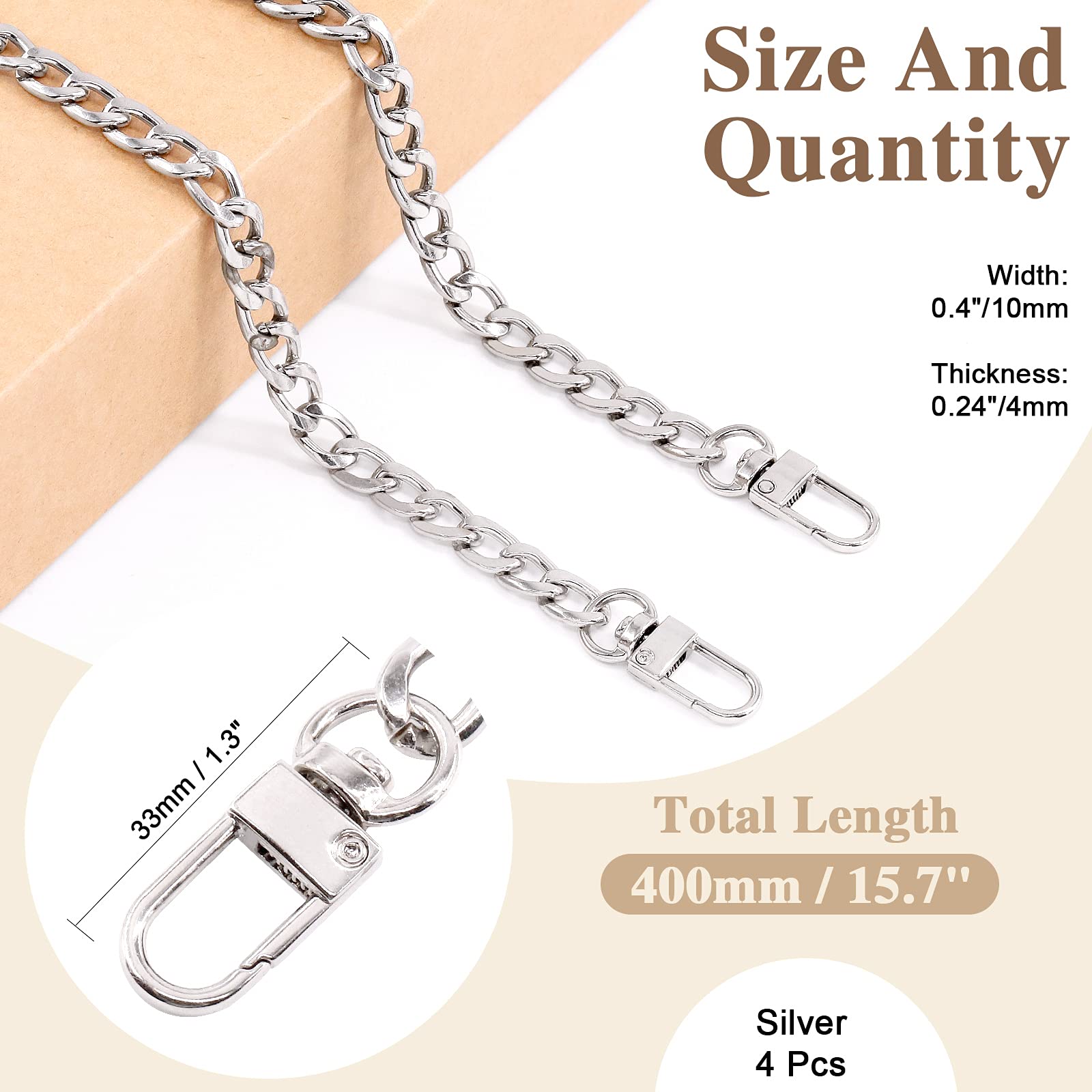 8Pcs 15.7