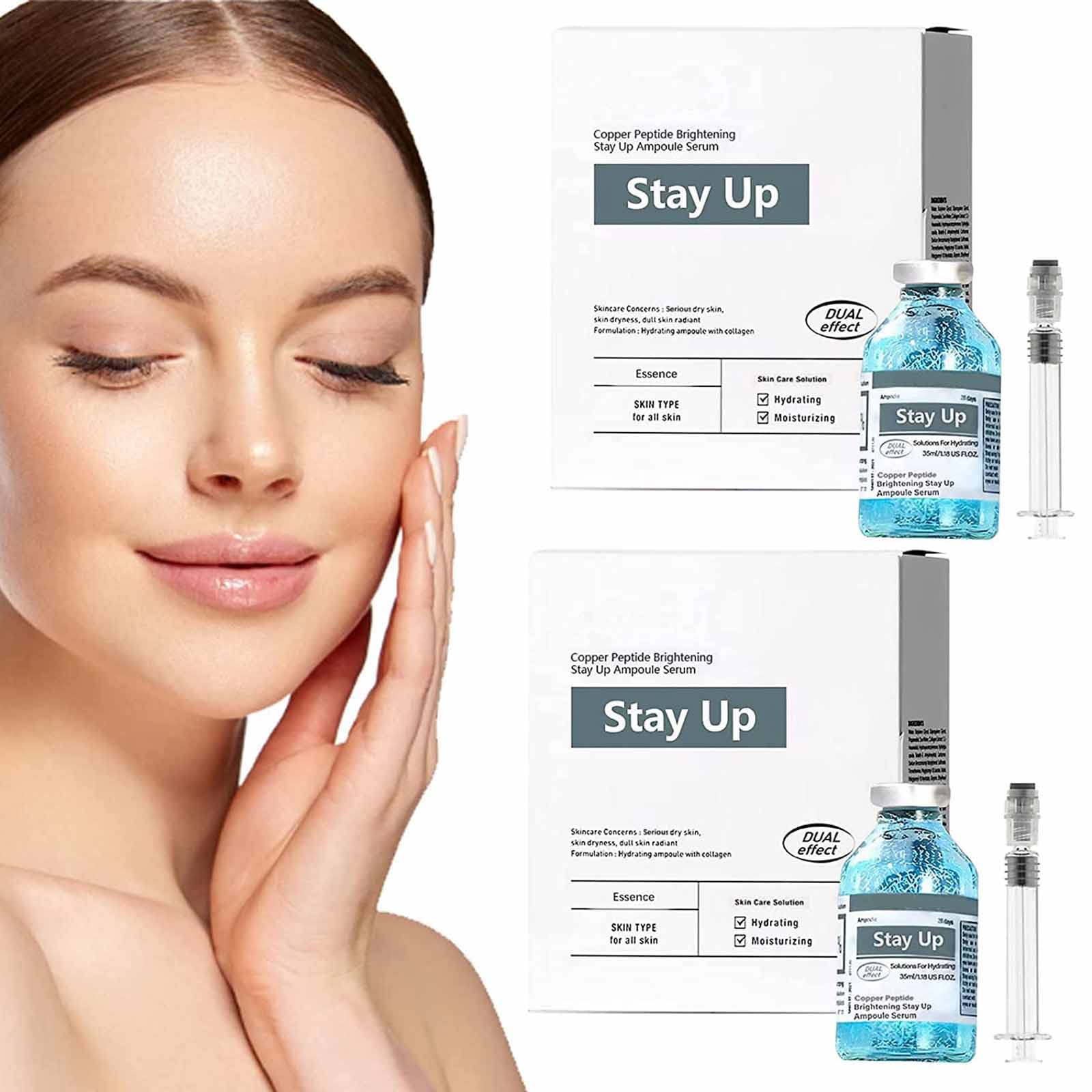 Brown-Glory Korean Anti-Aging Serum with Liftluxe Ampoule - Reduce Fine Lines & Wrinkles - Hydrating Face Serum for Glowing Skin - Perfect for Night Routine & Daily Skincare