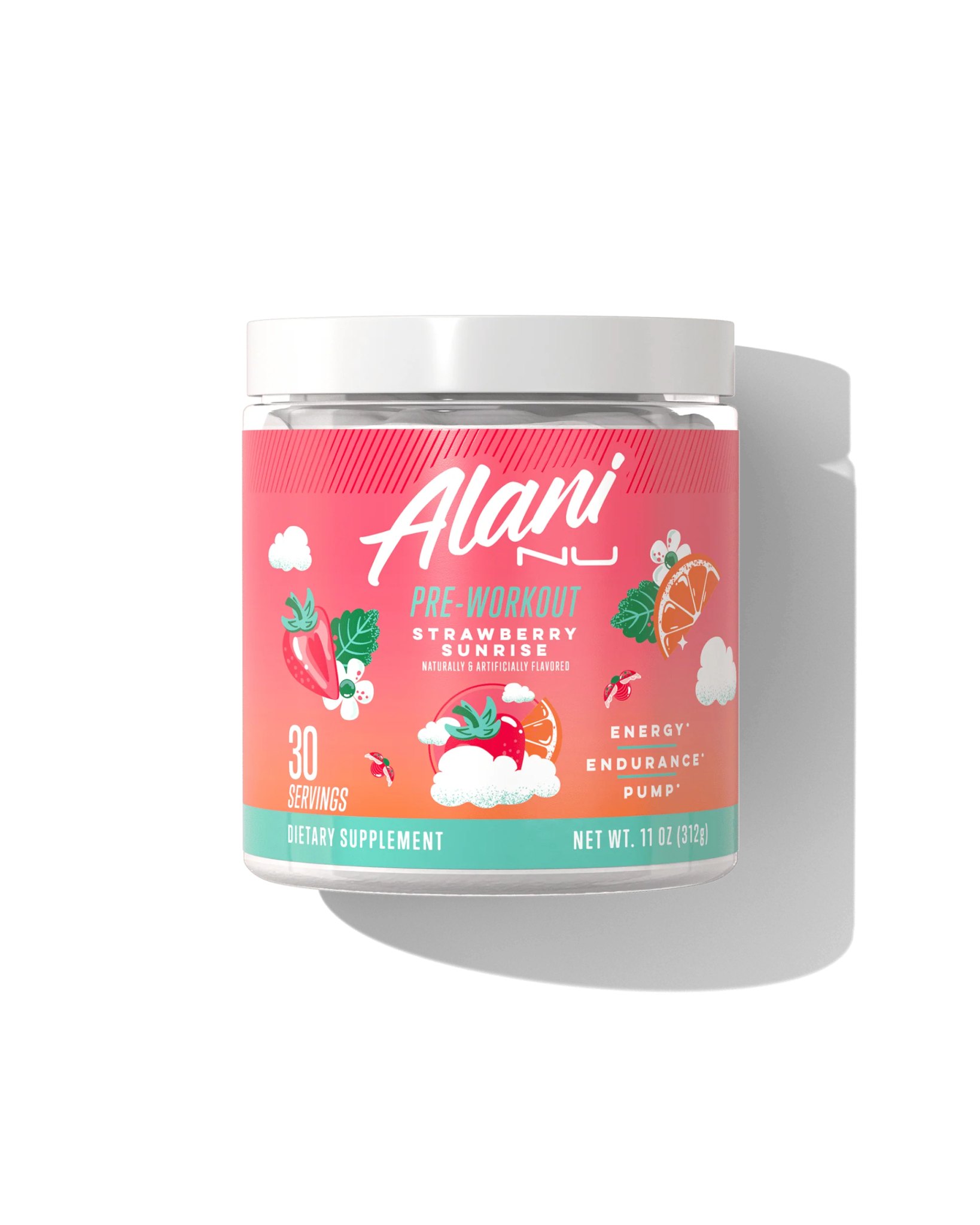 Alani Nu Original Pre Workout Powder - Energy & Focus Booster for Gym, Running & Fitness Training | Berry Lemonade Flavor