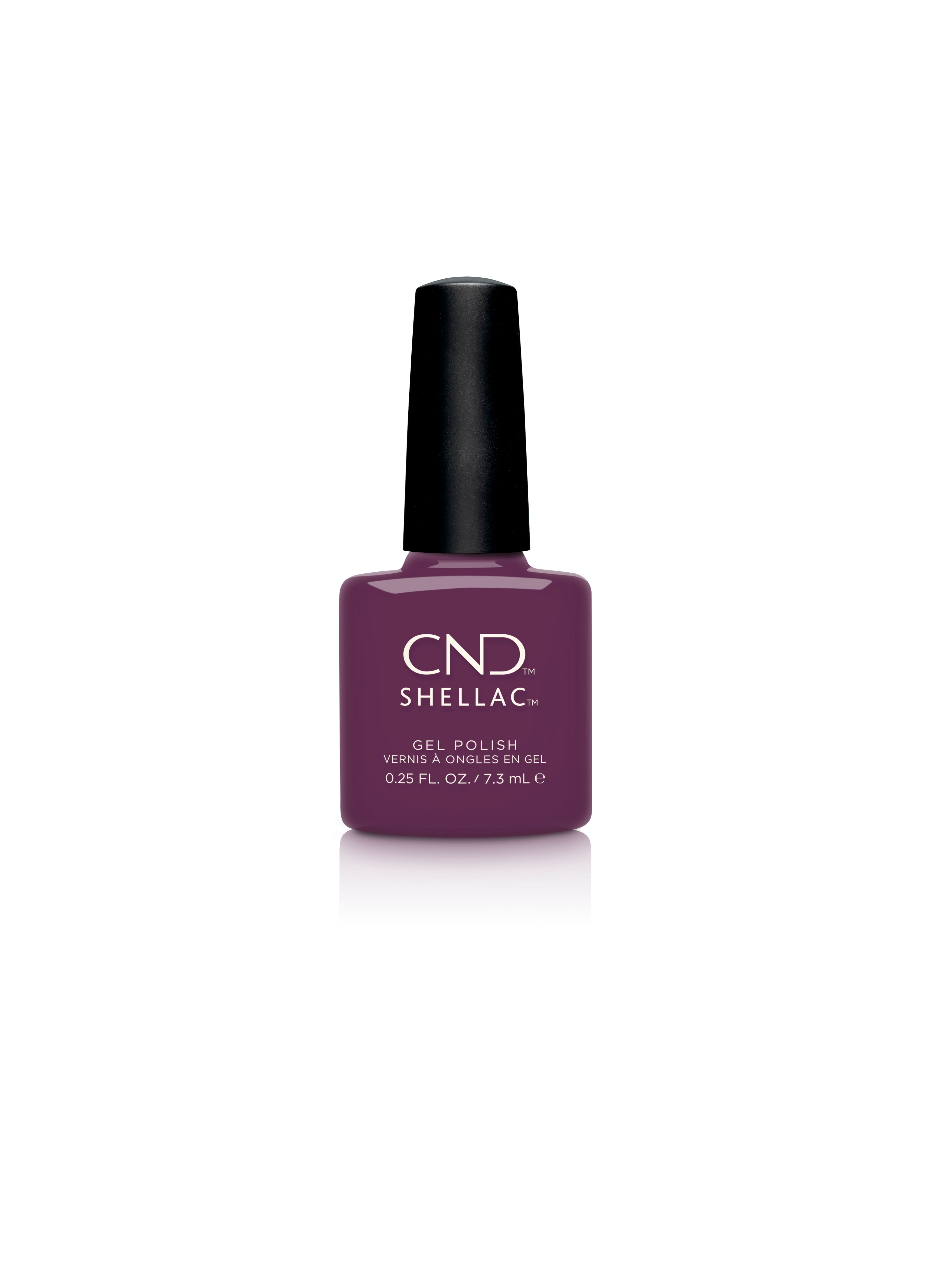 CND Shellac Nail Polish - Verbena Velvet (0.25 fl oz) | Long-Lasting Gel Lacquer for Manicures & Pedicures | Perfect for Salon & Home Nail Care