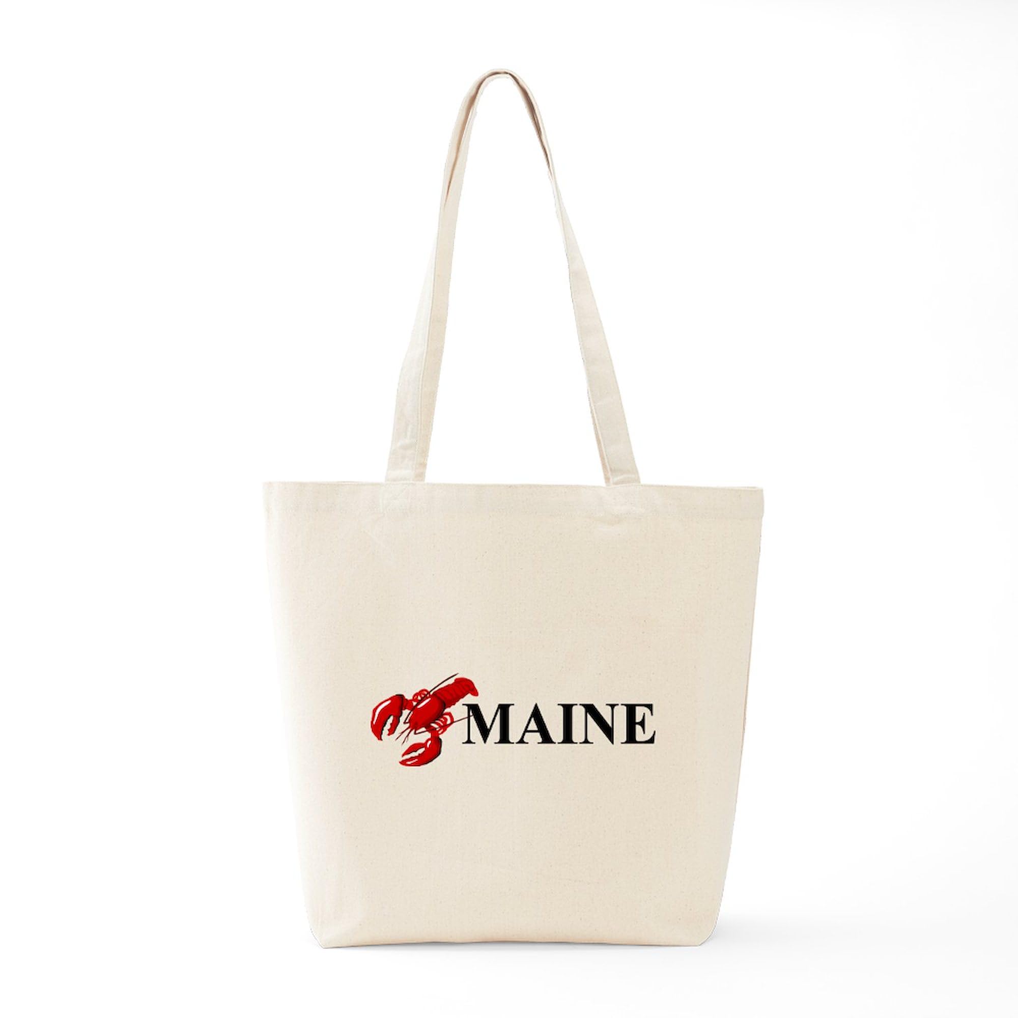 Premium Natural Canvas Tote Bag - Reusable Maine Lobster Shopping Bag | Eco-Friendly Grocery & Beach Tote for Women & Men