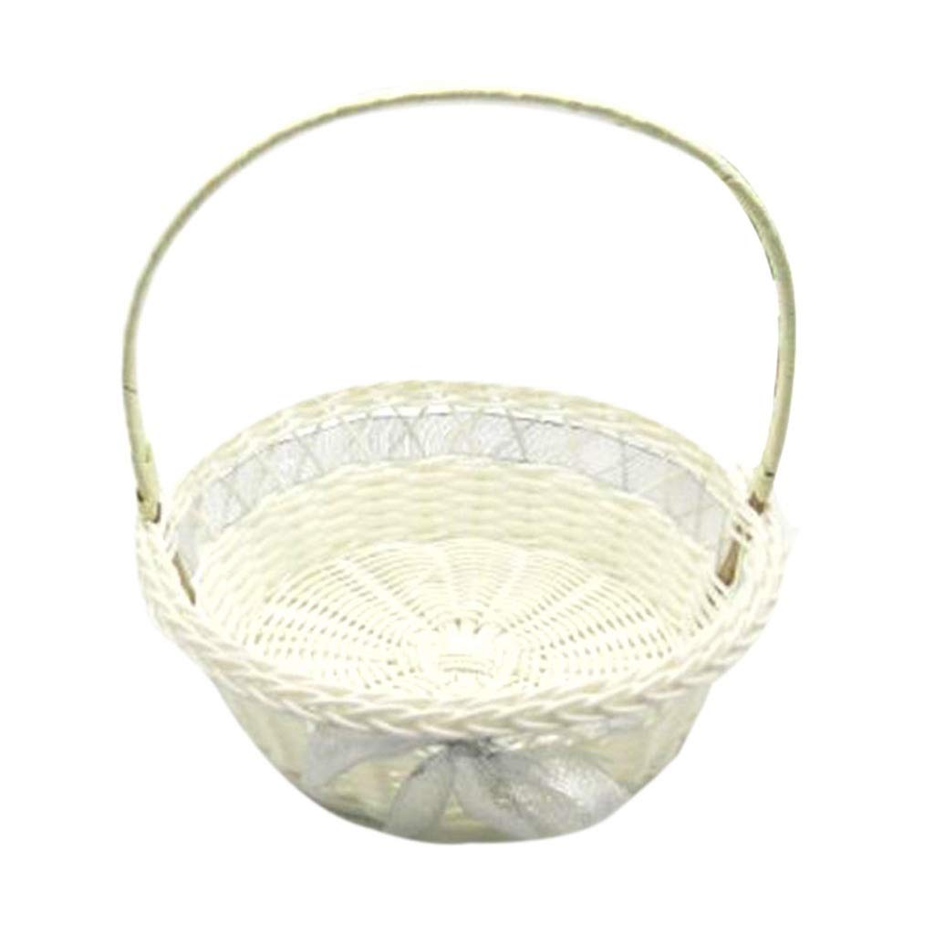 RENSLAT Woven Grass Storage Basket with Lid - Organizer for Clothes, Sundries, Home & Kitchen - Perfect for Bedroom, Bathroom, and Office Storage