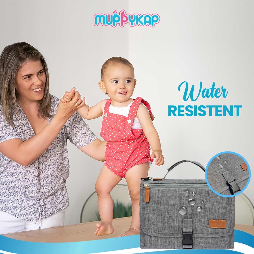 Portable Baby Changing Pad with Shoulder Strap - Detachable Travel Changing Mat for Newborns - 27