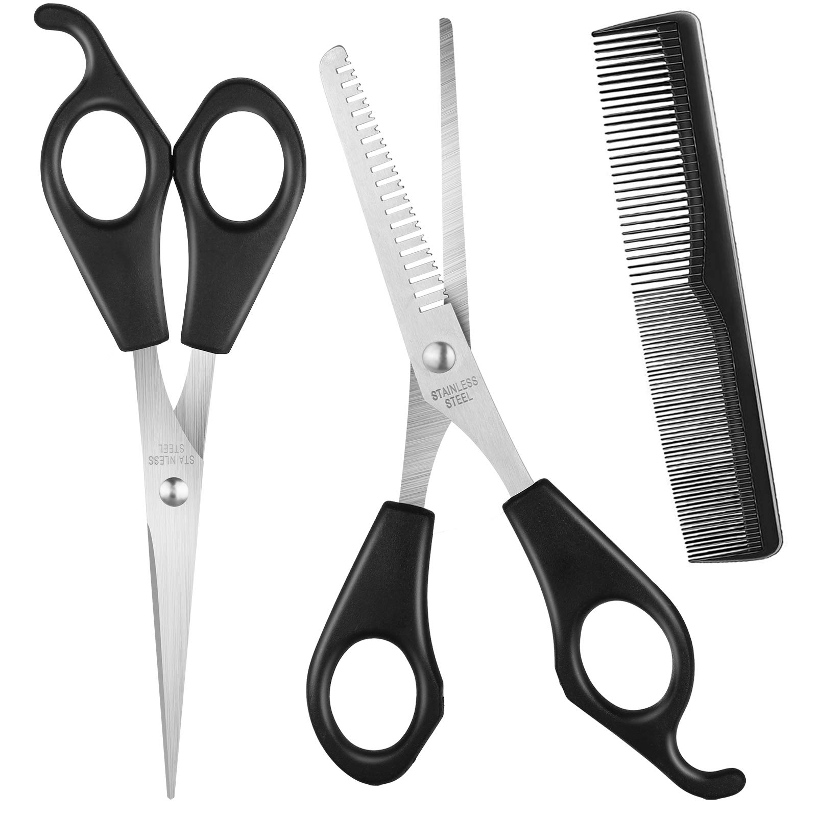 Professional Hair Scissors Set - Stainless Steel Barber Shears for Hairdressers, Pet Grooming & Home Use | Perfect for Salon Styling, DIY Haircuts & Animal Trimming