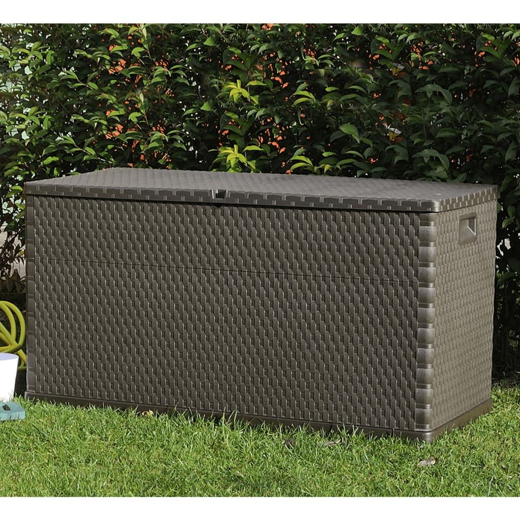 YEZIYIYFOB 111 Gallon Outdoor Garden Storage Deck Box - Waterproof Patio Storage Cabinet with Lockable Lid for Cushions, Tools & Accessories - 47.2