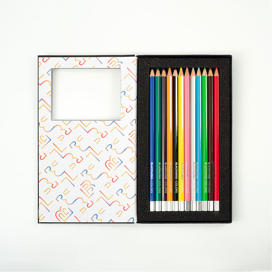 Premium Blackwing Colored Pencils Set of 12 - Vibrant Artist & Student Drawing Supplies for Sketching, Coloring & Art Projects - Perfect for Professional Illustrators, Hobbyists & Classroom Use