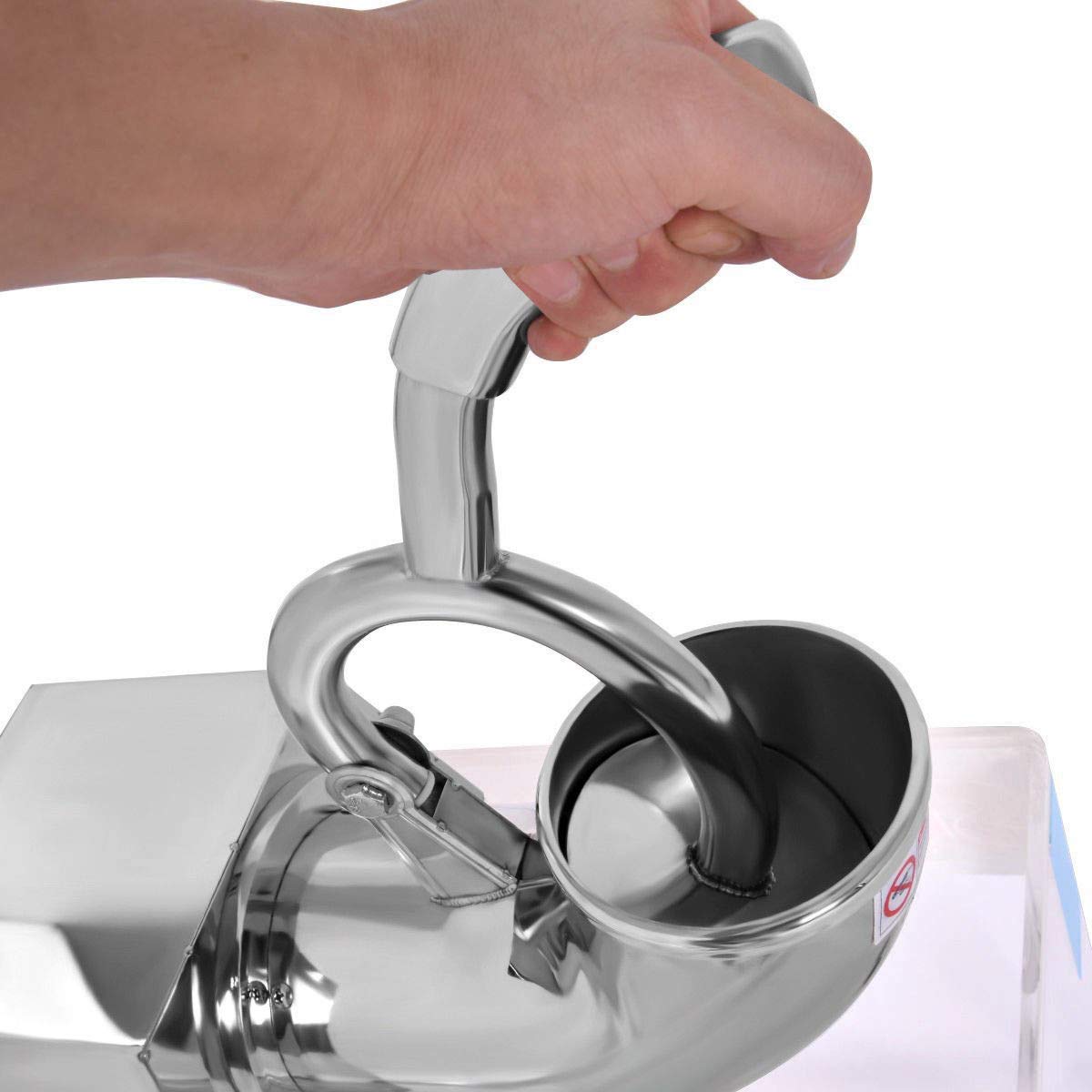 Costzon Commercial Snow Cone Machine - 440lbs/H Stainless Steel Ice Shaver with Dual Blades, 110V Electric Ice Crusher for Shaved Ice, Slushies & Frozen Treats - Perfect for Home Use, Parties, Restaurants, Bars & Summer Events