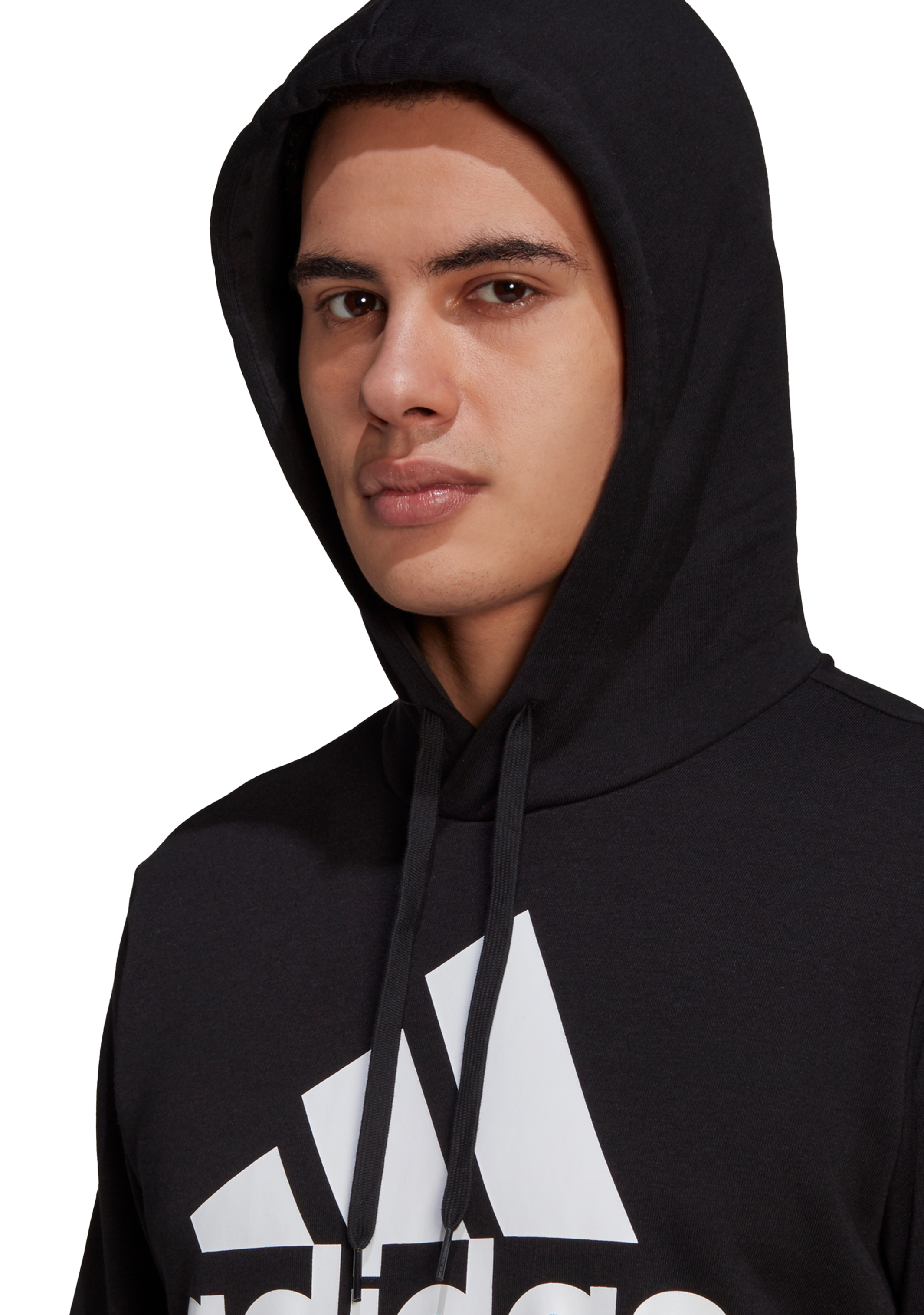 Adidas Men's Essentials Big Logo Fleece Hoodie - Warm & Comfortable Pullover Sweatshirt for Casual Wear, Gym, and Outdoor Activities