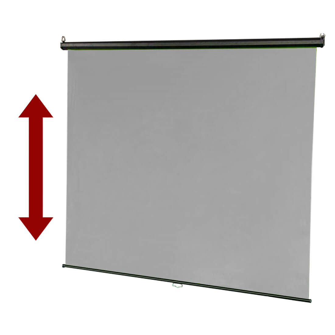 1.8x2m Wall Mounted Crease-Free Foldable Photography Backdrop - Grey for Studio, YouTube Videos & Portrait Photography