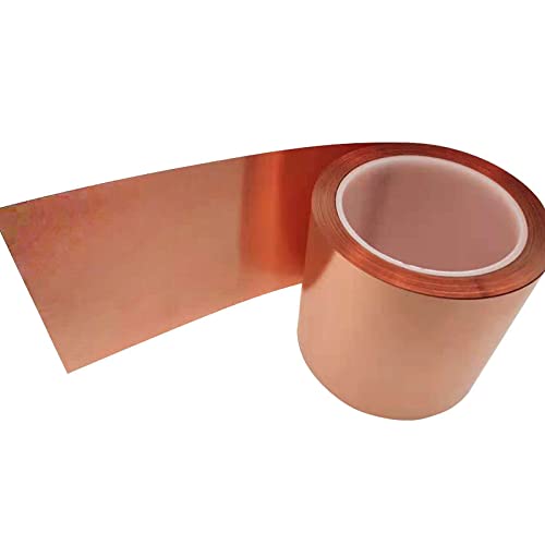 High Purity Custom Copper Foil Sheet & Coil for Scientific Research - 100mm x 100mm x 1.0mm (5 Pack) - Ideal for Lab Experiments, Electronics Projects, and DIY Crafting