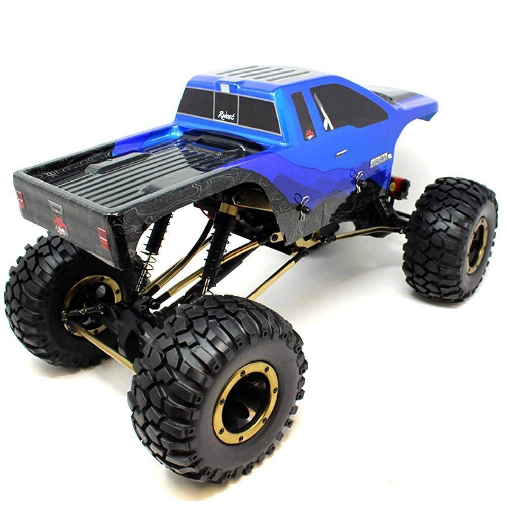 Redcat Racing Everest-10 1/10 Scale Electric Rock Crawler - Waterproof RC Truck with 2.4Ghz Radio Control, Blue/Black - Perfect for Off-Road Trails, Backyard Crawling & RC Hobby Enthusiasts