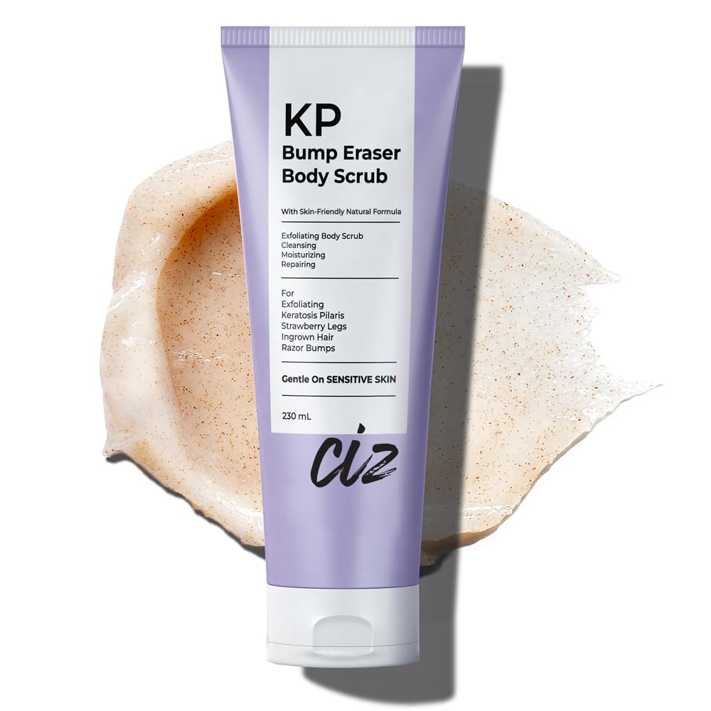 KP Bump Eraser Body Scrub - Exfoliating Body Scrub for Women with Strawberry Scent | Effective KP Treatment for Strawberry Legs & Bumpy Skin | Perfect for Shower, Pre-Shave & Post-Waxing Care