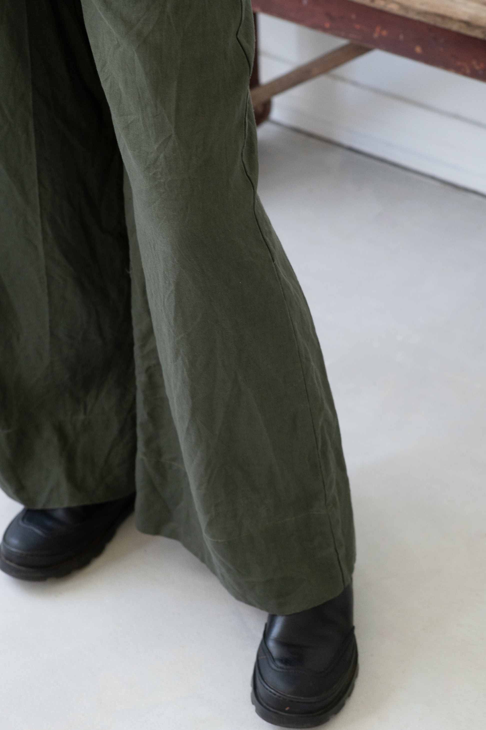 Lazybones Ollie Pants Thyme - Soft & Comfortable Lounge Pants for Women | Perfect for Home, Yoga, and Relaxation
