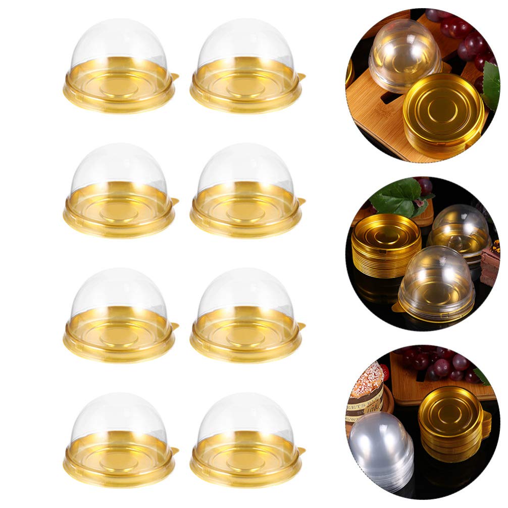 DOITOOL 150pcs Egg Yolk Crisp Packaging Box - Premium Mooncake Holder & Wrapping Tray for Bakery, Dessert Display, and Gift Packaging - Perfect for Mid-Autumn Festival, Parties, and Pastry Storage