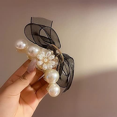 Vintage Pearl Hair Claw for Women - Wedding & Party Hair Accessories