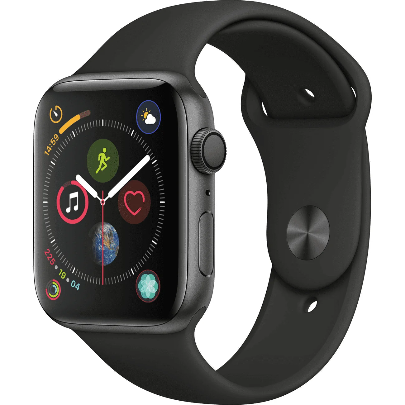 Refurbished Apple Watch Series 4 44mm GPS Smartwatch - Fitness Tracker, Heart Rate Monitor & Water Resistant for Running, Swimming & Daily Use