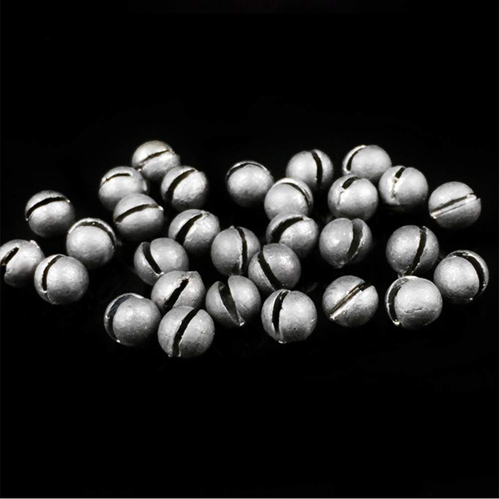 205pcs Split Shot Fishing Weights - Round Removable Sinkers with 5 Sizes for Freshwater & Saltwater Fishing | Perfect for Trout, Bass, and Panfish Angling