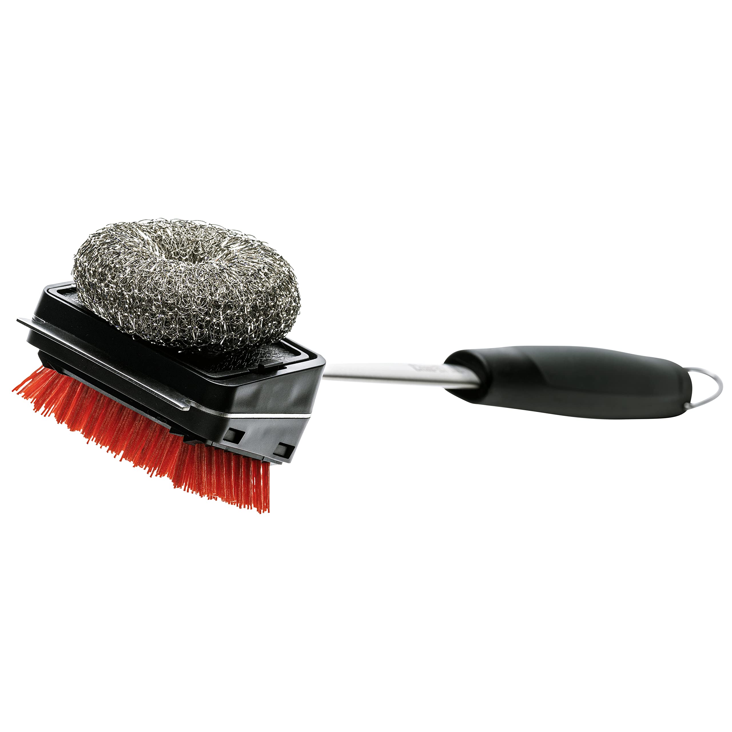Char-Broil Premium Black Grill Brush - Heavy Duty Bristles for Hot & Cool Cleaning - Perfect for Gas, Charcoal, and Electric Grills - Outdoor BBQ & Backyard Cooking Essential