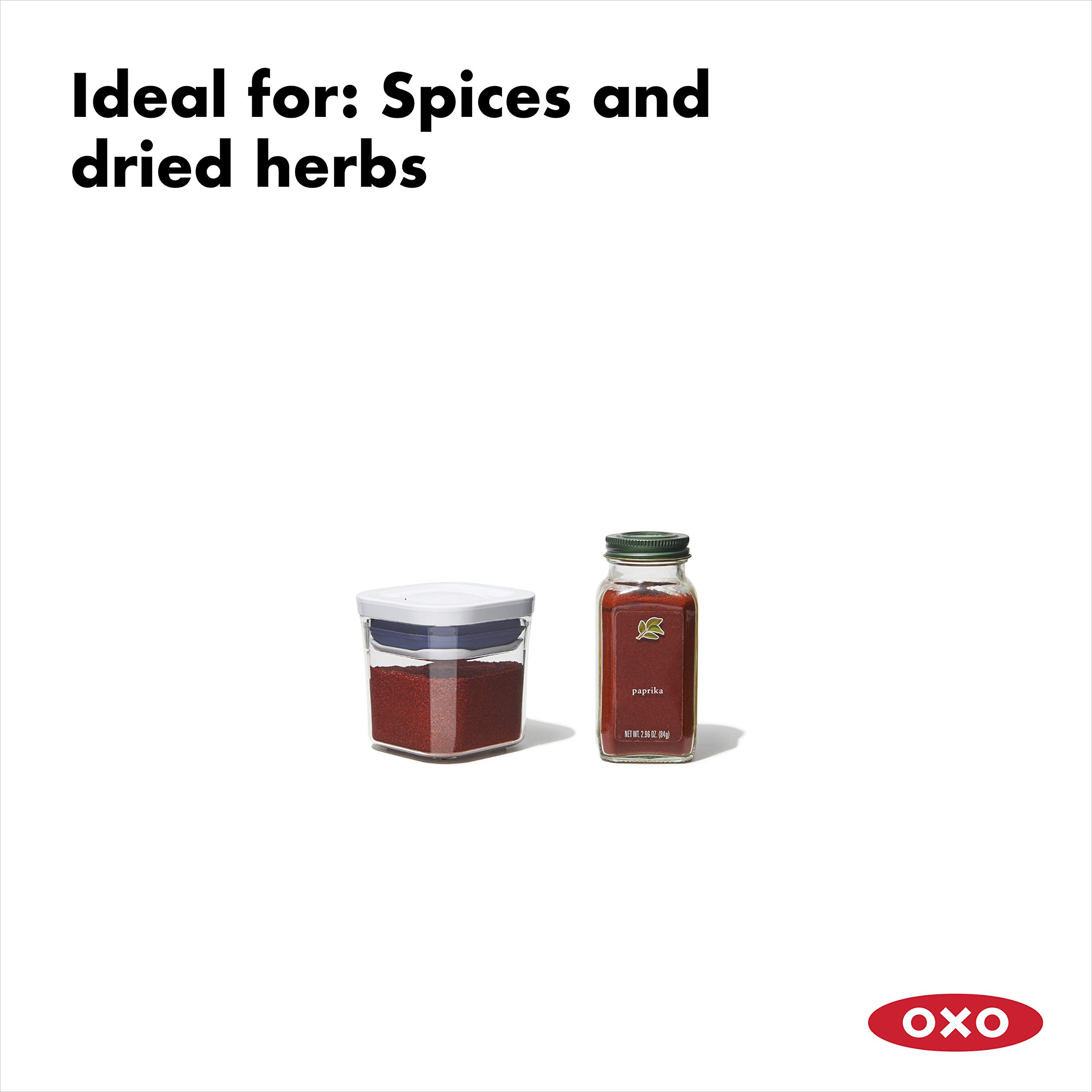 OXO Good Grips 5-Piece Airtight Food Storage Container Set - BPA-Free Kitchen Organization for Flour, Sugar & Dry Goods - Perfect for Pantry, Baking & Meal Prep