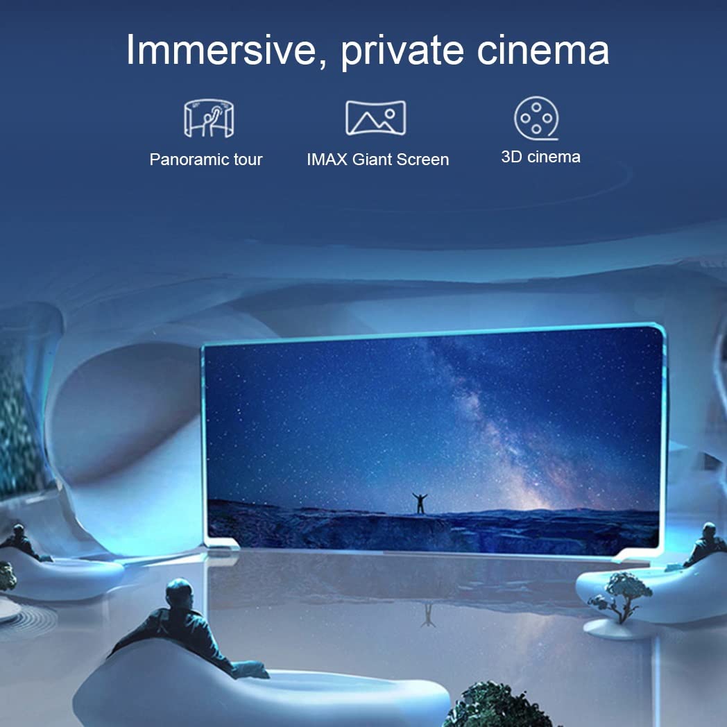 3D VR Headset, Virtual Reality Goggles with Bluetooth Controller for iPhone 13 Pro Max/13 Pro/13/12/11 & Samsung Galaxy S21/Huawei/Xiaomi - Immersive Gaming & Movie Watching Experience