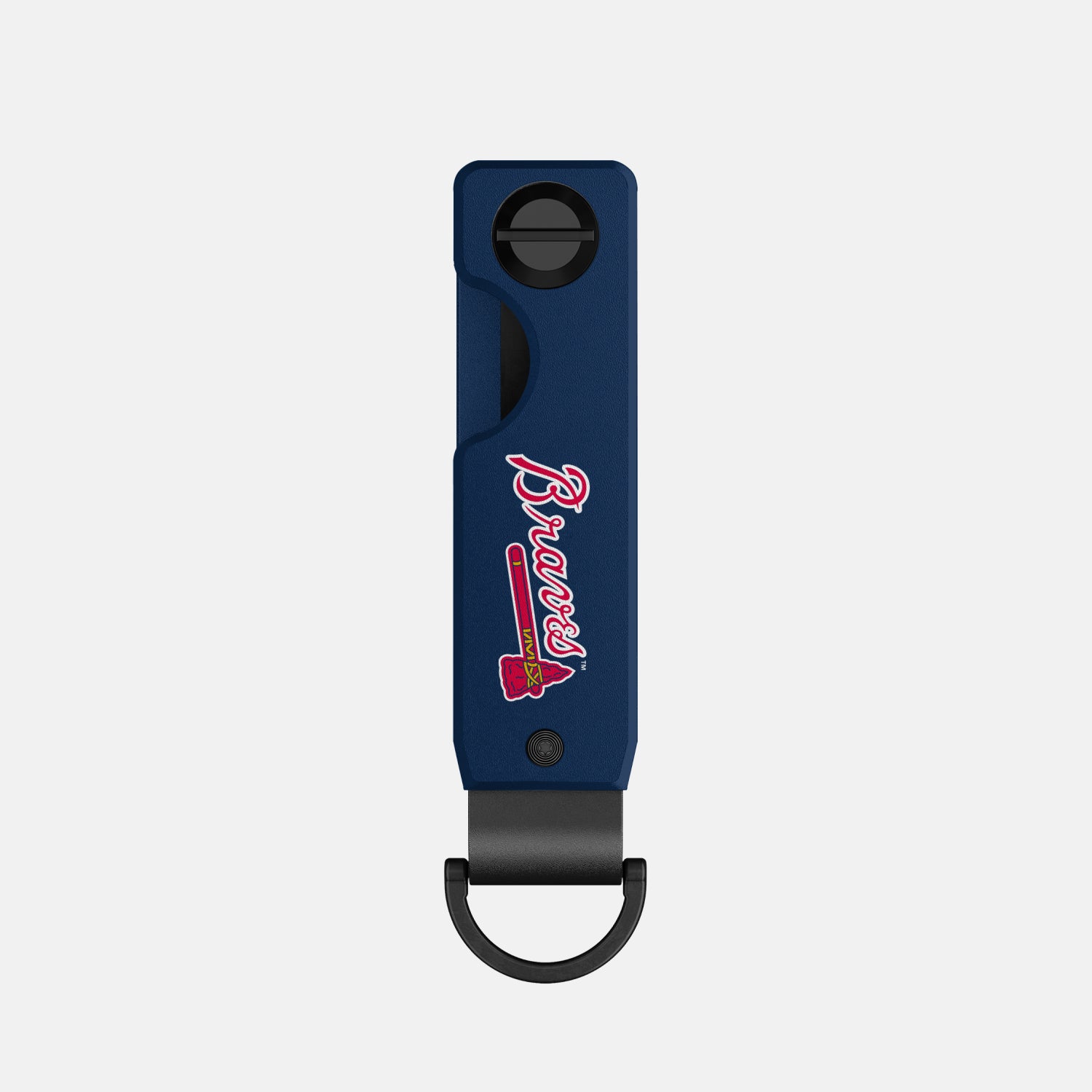 Ridge KeyCase for Atlanta Braves - Premium Key Holder with RFID Protection - Perfect for Home, Office, and Travel Organization
