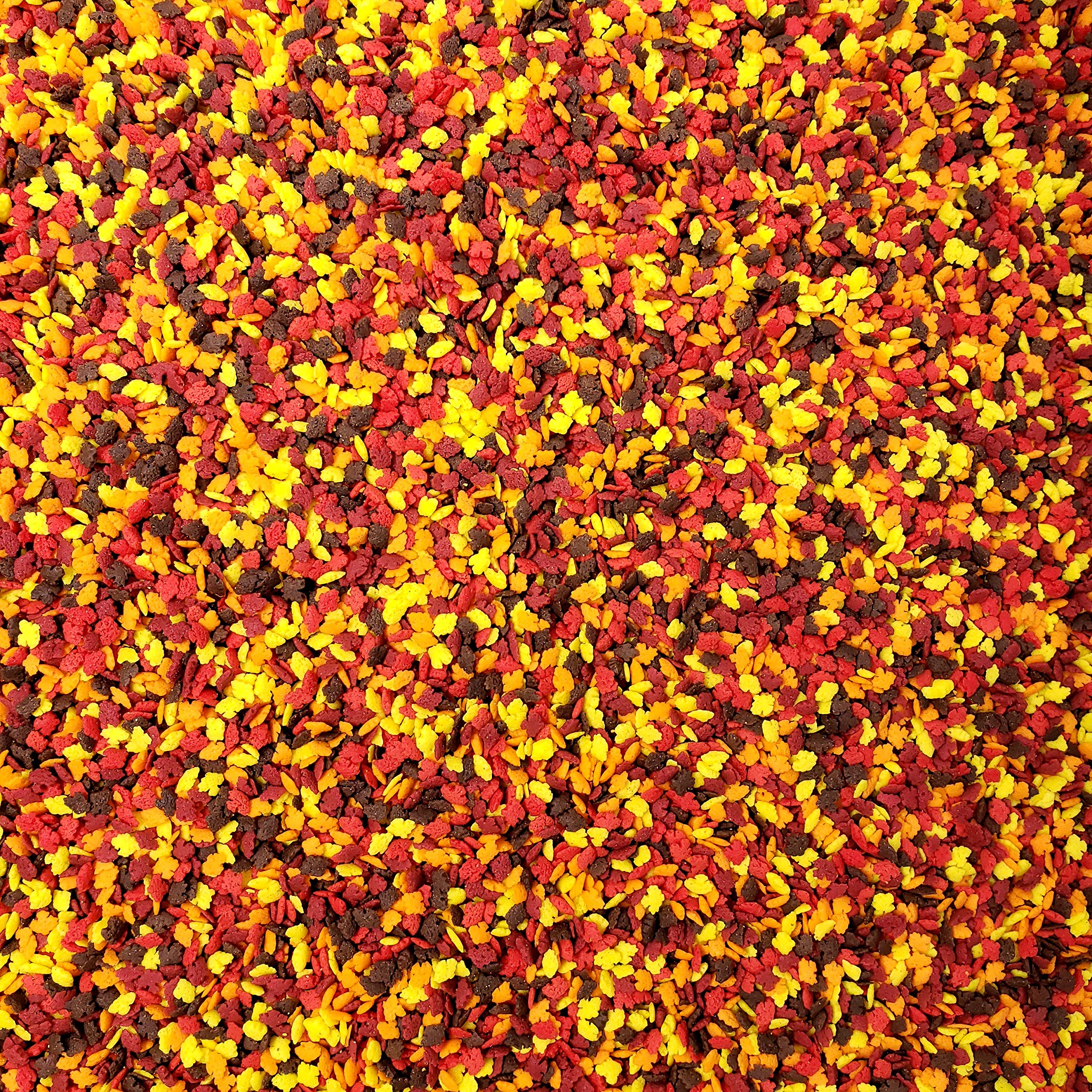 Fall Leaves Cupcake Sprinkles 4oz - Autumn Themed Edible Decorations for Baking, Cakes, Cookies & Desserts - Perfect for Halloween, Thanksgiving & Seasonal Treats