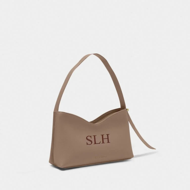 Katie Loxton Camille Small Shoulder Bag in Mocha - Stylish Crossbody Purse for Women, Perfect for Work, Travel & Everyday Use