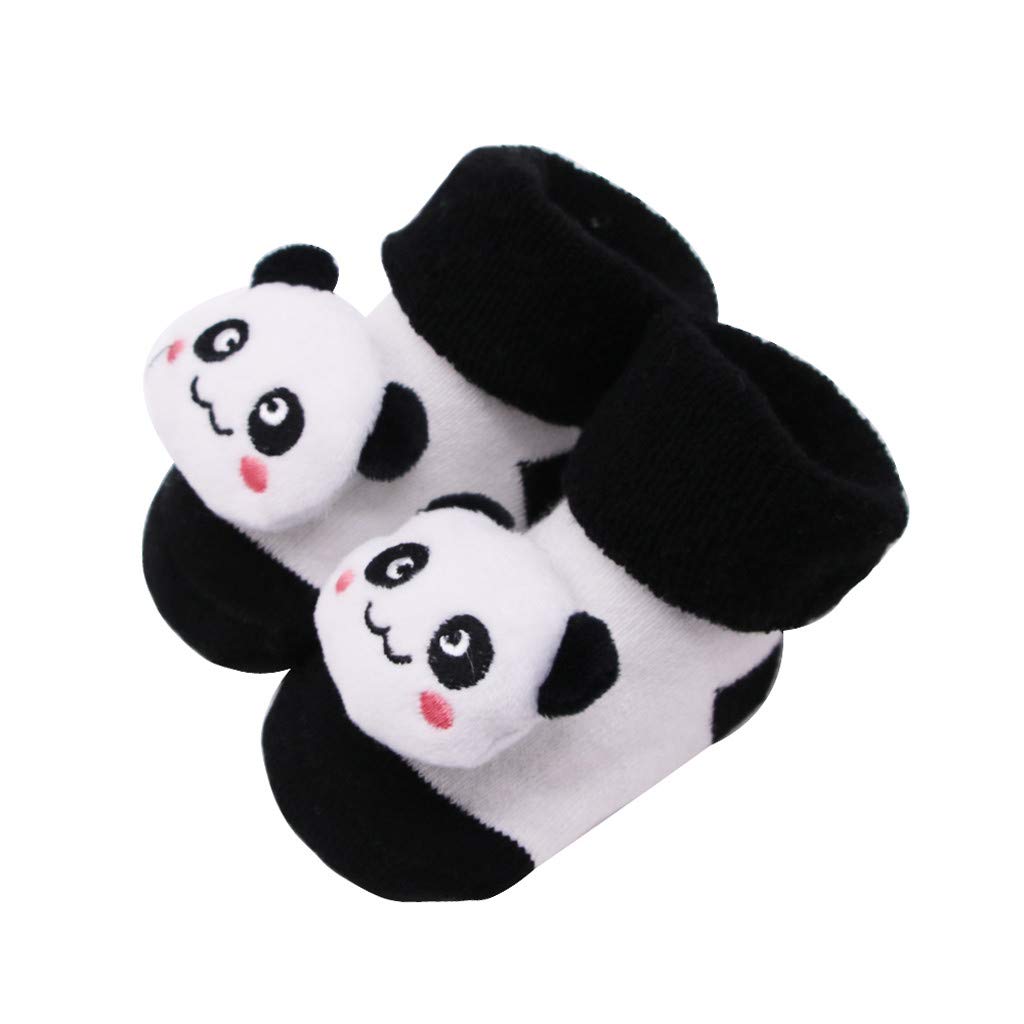 **Arystk Boys & Girls Baby Socks - Soft Cotton Anti-Slip Infant Socks with Cute Cartoon Designs - Perfect for Newborns, Toddlers & Everyday Play**