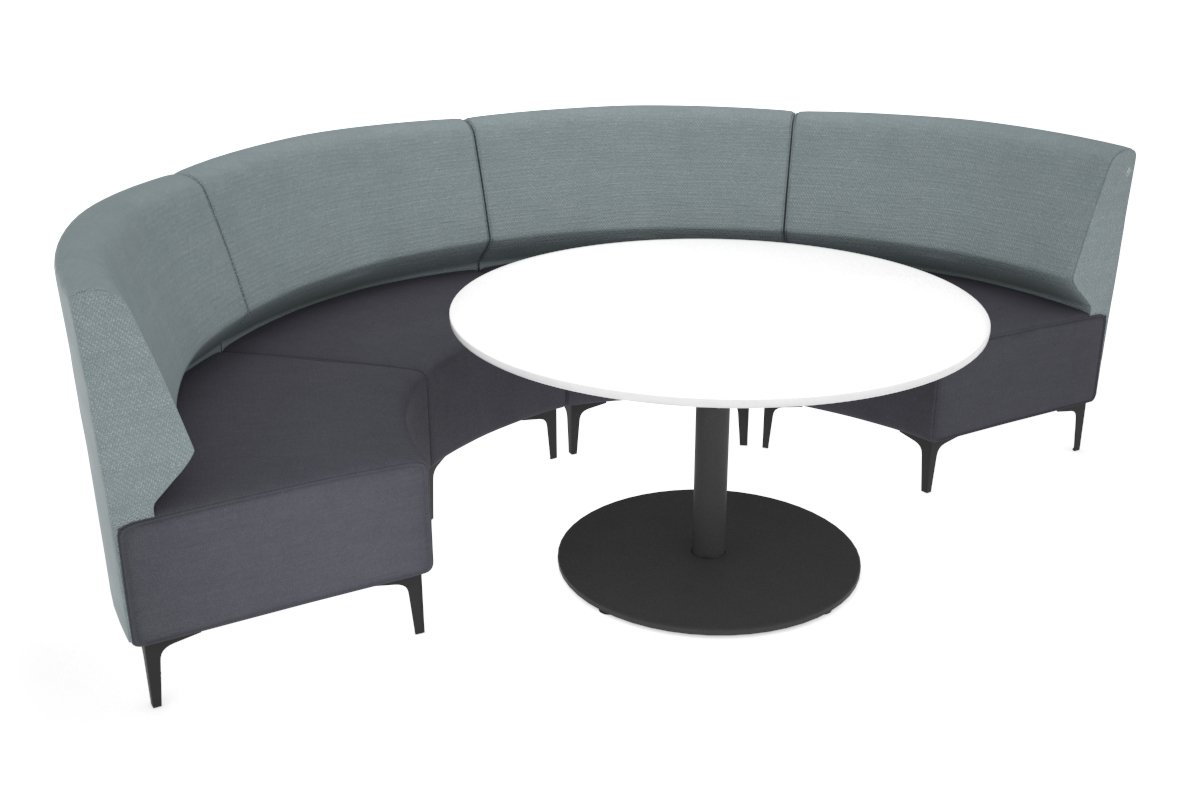 Mondo Half Circle Lounge Chair - Modern Accent Chair for Living Room, Bedroom, or Office - Perfect for Relaxing, Reading, and Lounging