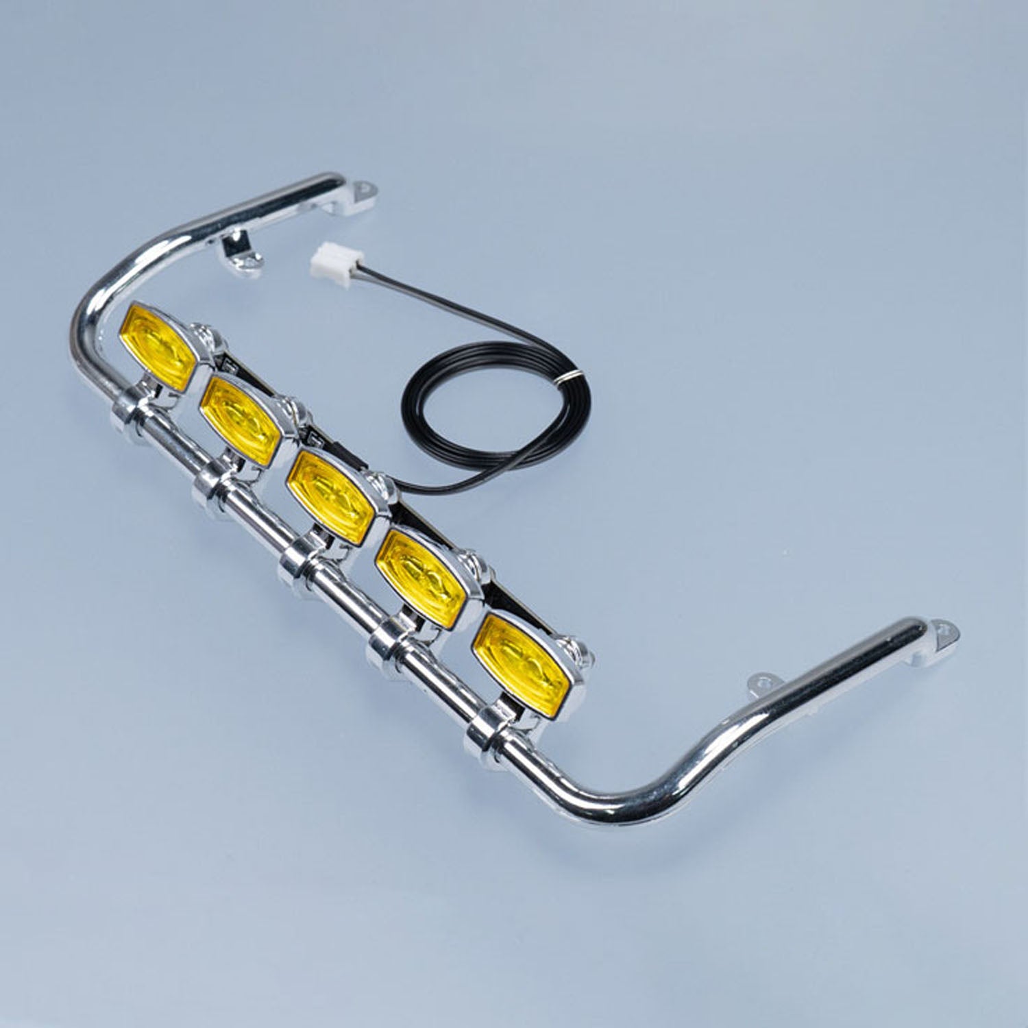 5V Plastic Front Roof Spotlight for 1/14 DIY Tamiya Remote Control Tractor Truck 770S 56368 56371 56376 RC Lorry Model Vehicle - Perfect for Nighttime RC Truck Racing and Off-Road Adventures