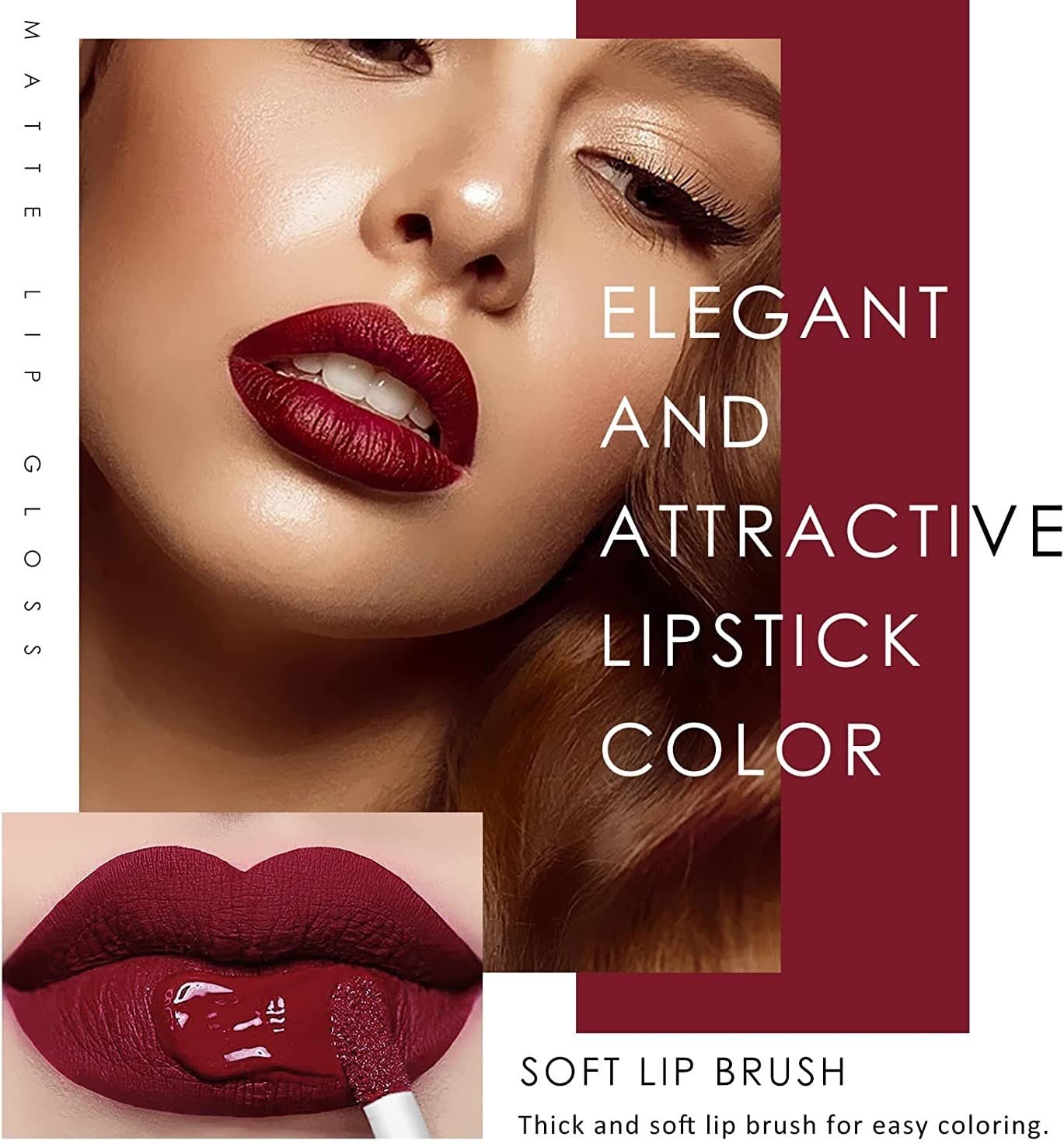 Long-Lasting Waterproof Velvet Liquid Lipstick - Matte Finish, Non-Stick, Cruelty-Free - Perfect for Everyday Wear, Parties & Special Occasions