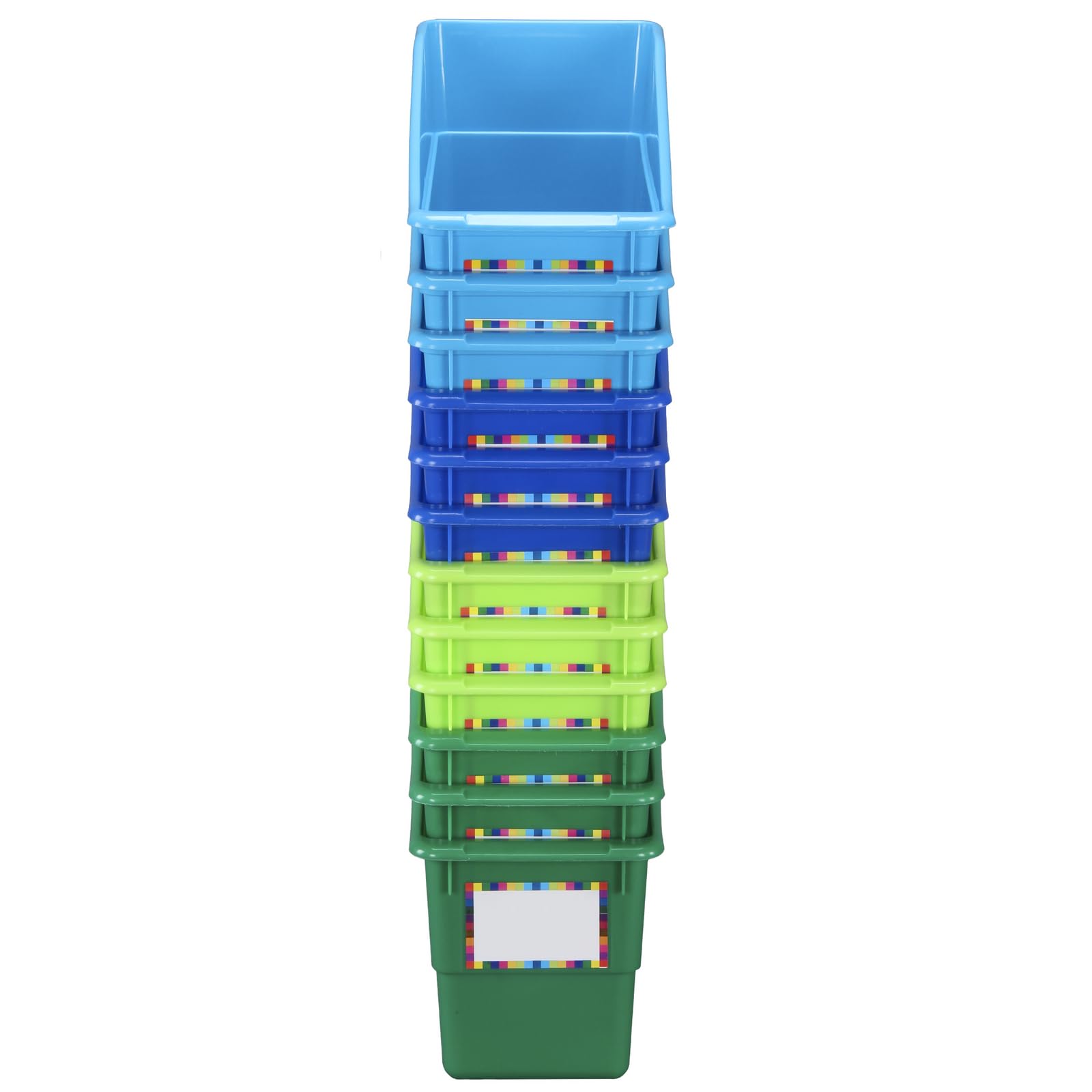 Riverside Name Labels Durable Book and Binder Holders - Set of 12 (5.25