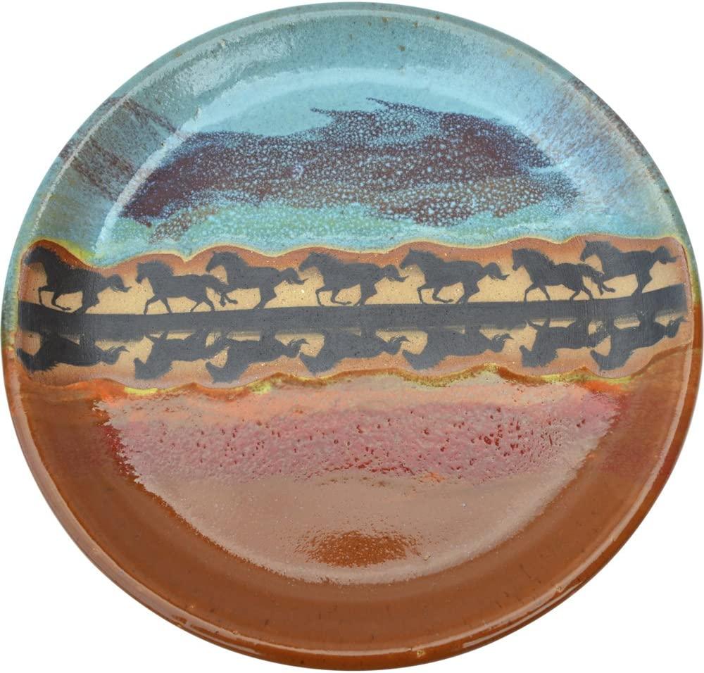 Premium Indian Summer Horses Dinnerware Set - Elegant Ceramic Plates & Bowls for Dining, Entertaining & Home Decor - Perfect for Holidays, Parties & Farmhouse Style Kitchens