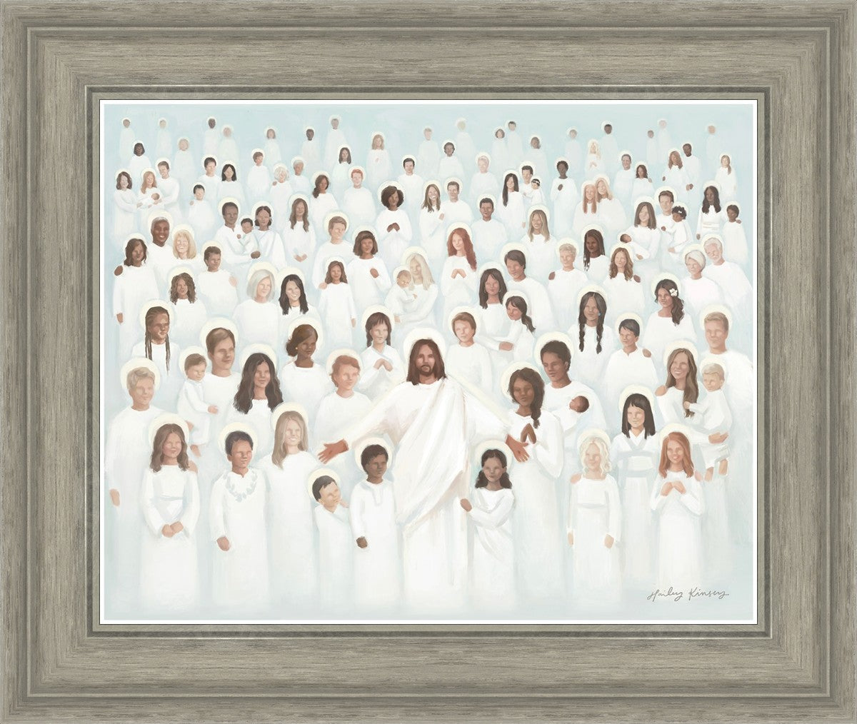 Body Of Christ By Hailey Kinsey - Inspirational Christian Wall Art for Home & Church Decor - Perfect for Living Room, Bedroom & Prayer Space