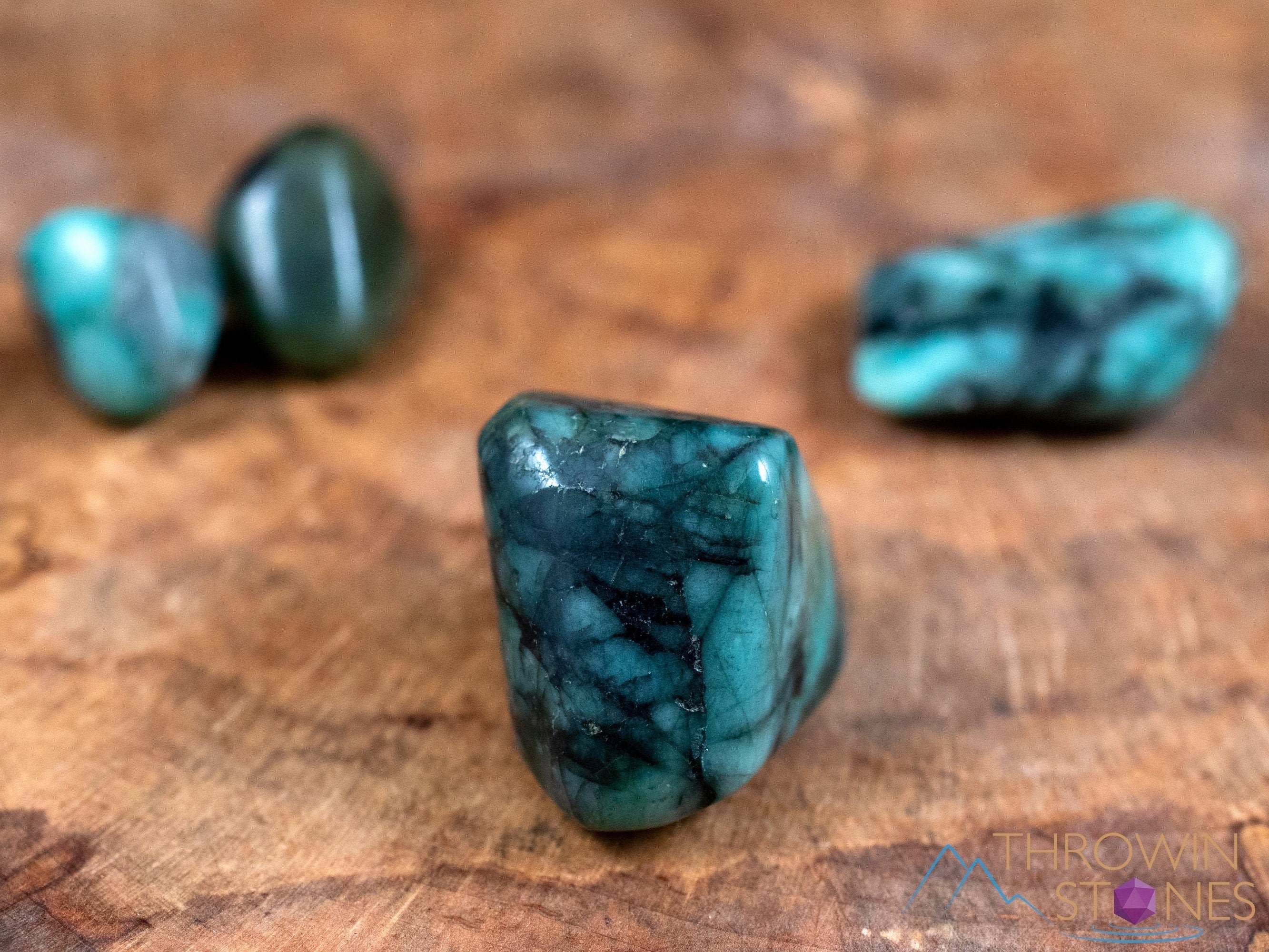 EMERALD Tumbled Stones - Natural Healing Crystals for Birthstone Jewelry, Meditation & Self Care (E0318) | Perfect for Chakra Balancing, Home Decor & Spiritual Gifts