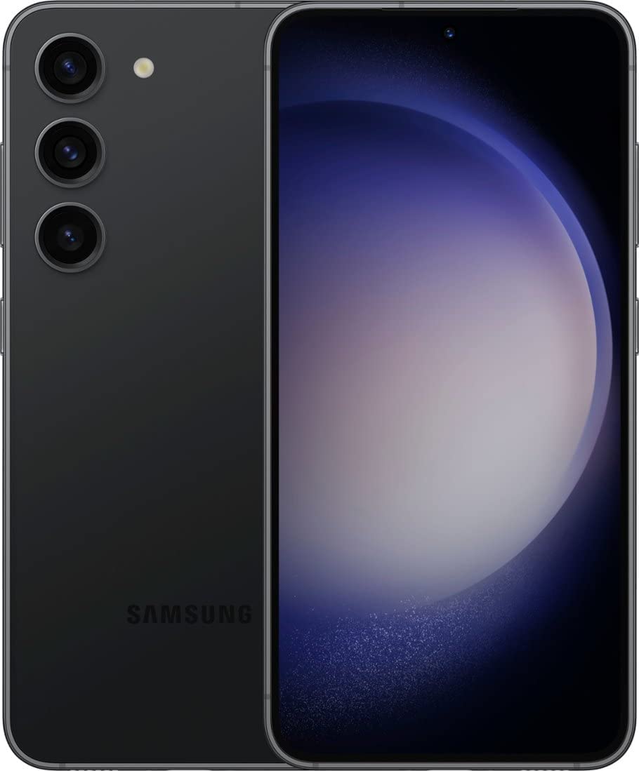 Samsung Galaxy S23 5G Unlocked Smartphone 128GB - Phantom Black (Renewed) | Fast 5G, Premium Android Phone for Work, Gaming & Photography