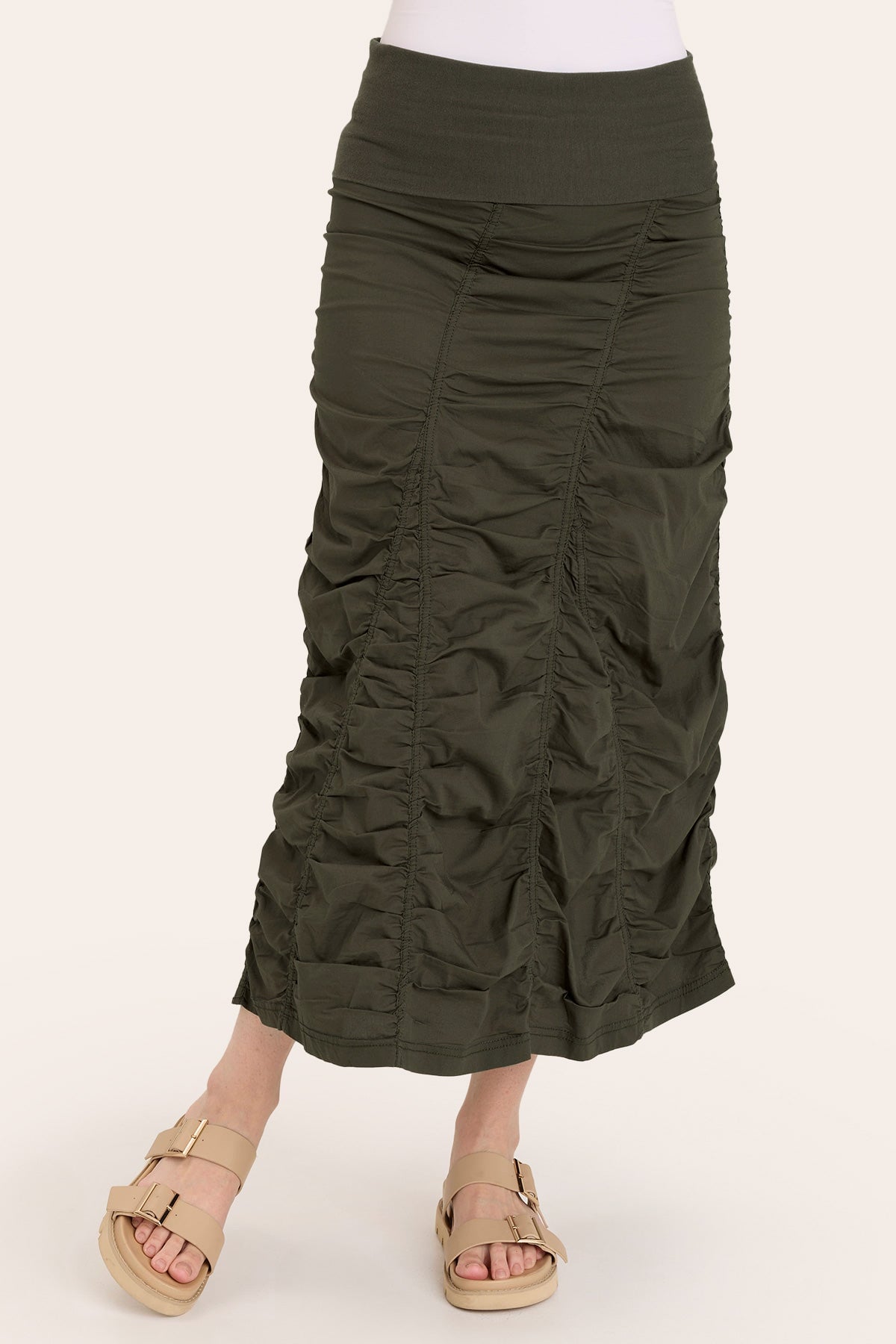 Gored Peasant Skirt for Women - Flowy Boho Midi Skirt with Elastic Waist | Perfect for Summer, Festivals & Casual Outfits