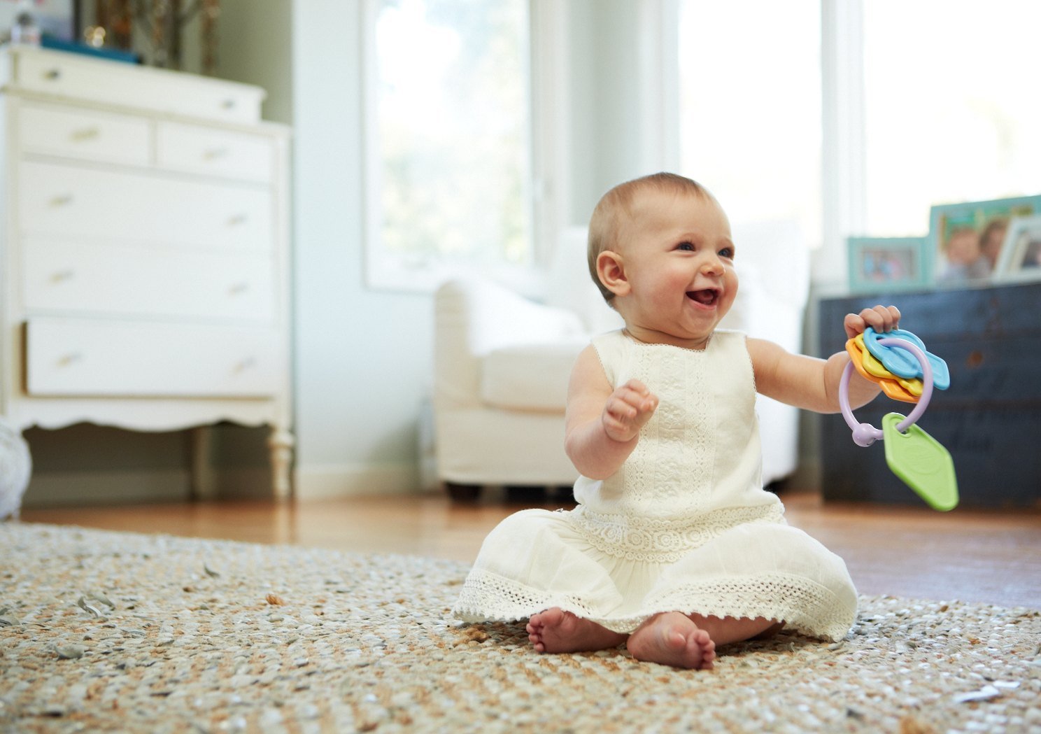 Green Toys First Keys - Eco-Friendly Baby Toy for Early Learning & Motor Skills Development | Perfect for Teething, Sensory Play & Toddler Gift