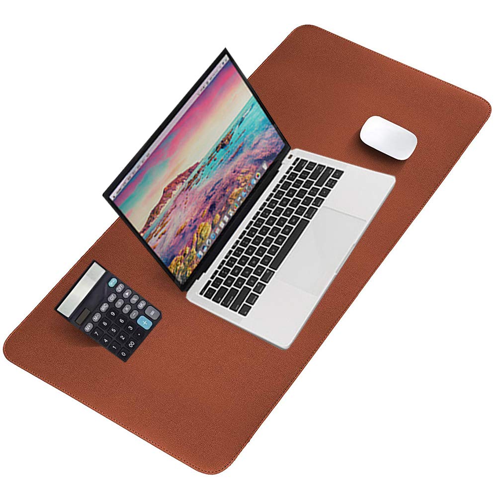Premium PU Leather Desk Pad Protector 35.5