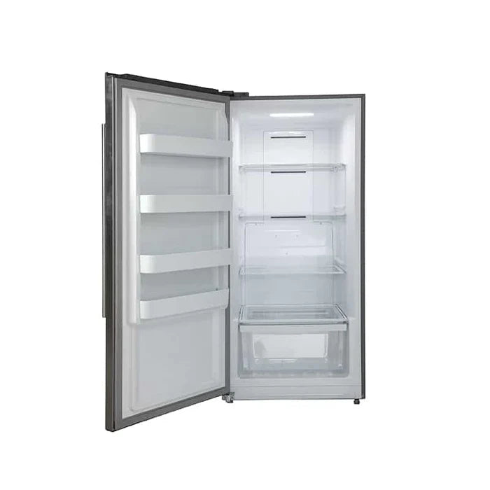 Forno 28 13.8 cu.ft. Professional Dual Combination Refrigerator & Freezer with 4 Grill Trim Kit - Stainless Steel FFFFD1933 28LS - Perfect for Restaurants, Catering & Commercial Kitchens