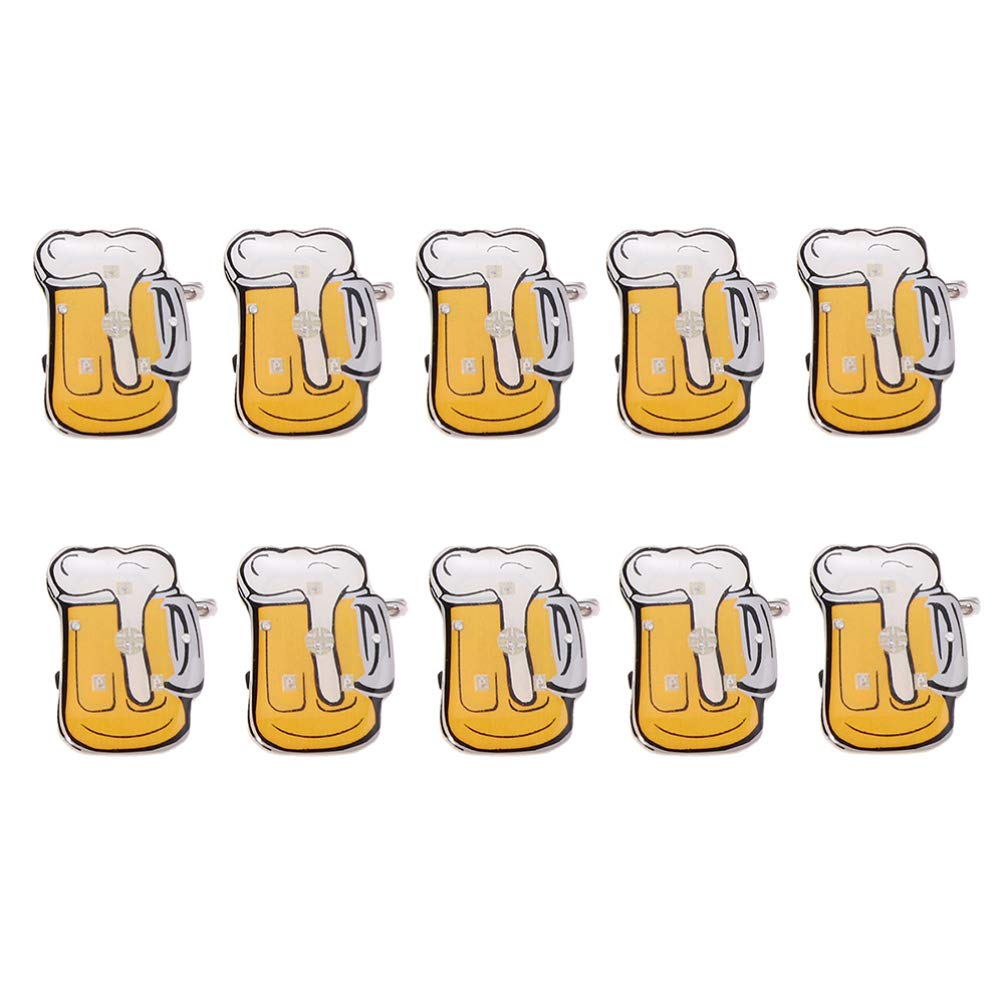 PRETYZOOM 20pcs Beer Enamel Pins Set - Beer Mug Lapel Pins, Drinker Brooches, Hat Pins & Tie Tacks - Luminous Badges for Shirts, Bags, Backpacks - Perfect for Beer Festivals, Parties & Gifts (Random Colors)
