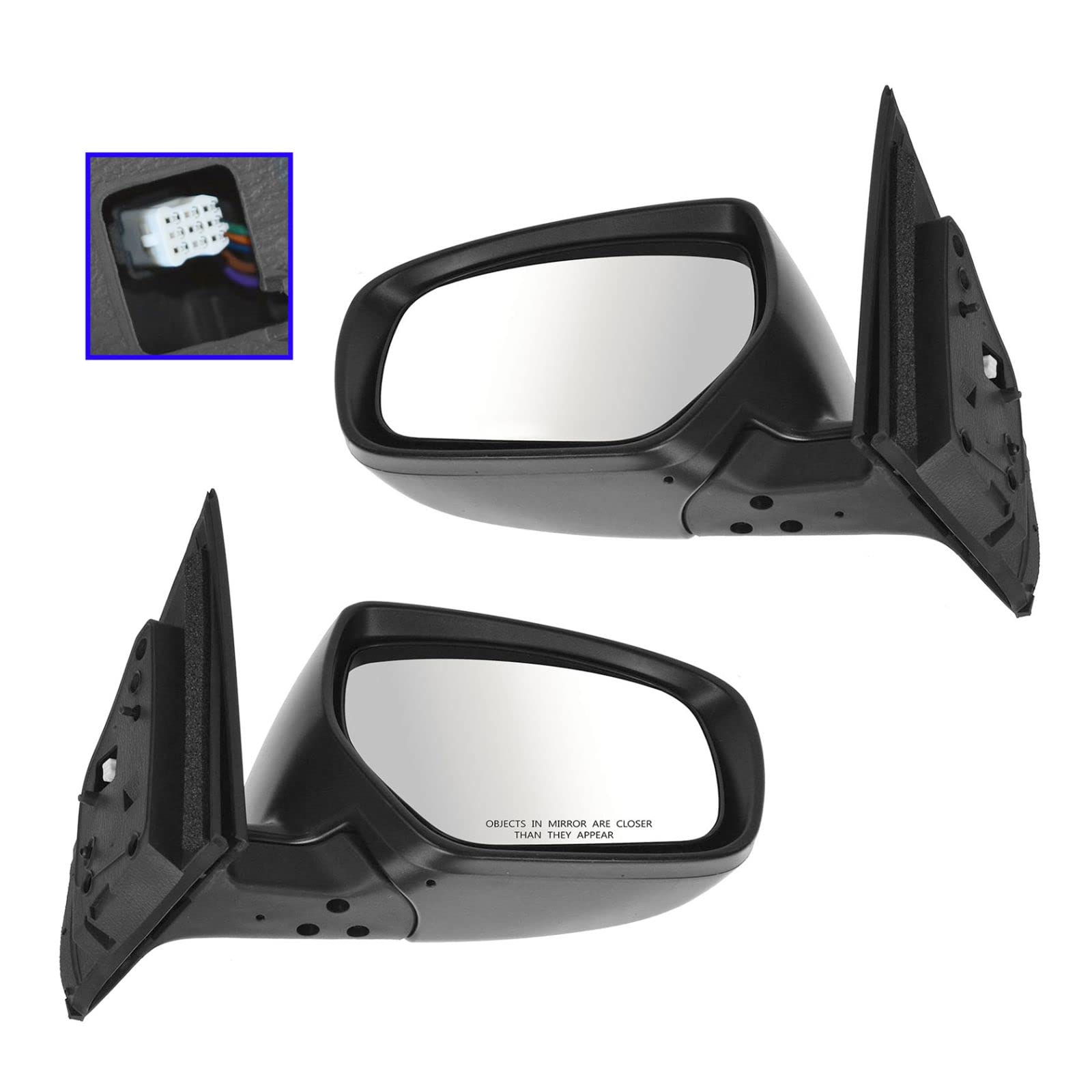 Heated Side Mirror Set with Turn Signal for 2010-2015 Mazda CX-9 - Driver & Passenger Side Replacement (MA1320170 MA1321170) - Perfect for Winter Driving & Night Visibility