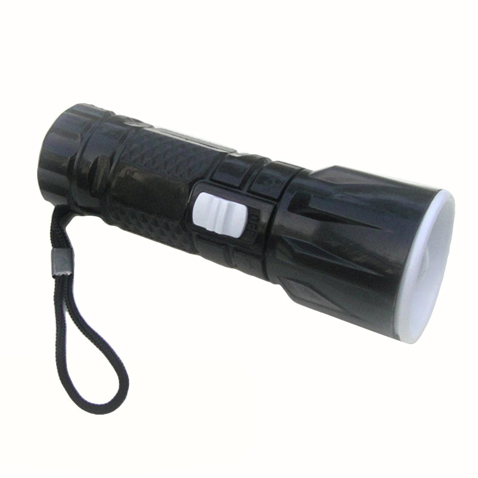 Solar Powered LED Flashlight with Hand Crank Dynamo - Mini Camping Light for Outdoor Adventures, Hiking, Emergency & Power Outages